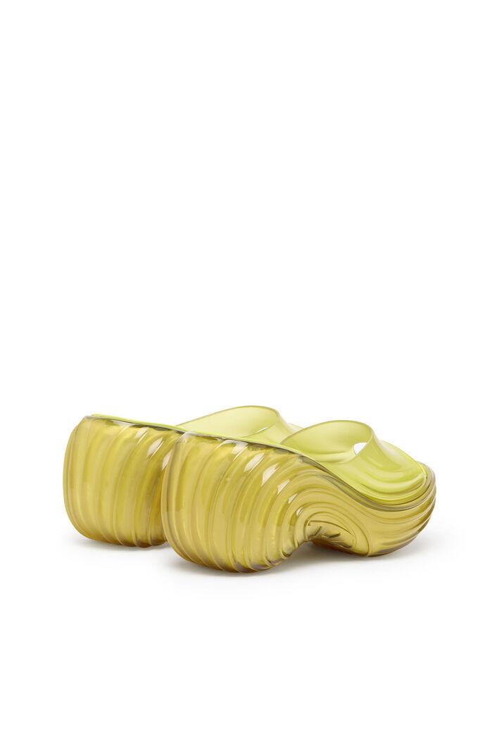 Diesel - MELISSA QUANTUM PLATFORM, Zueco de plataforma en Melflex® Mujer in Amarillo - 5