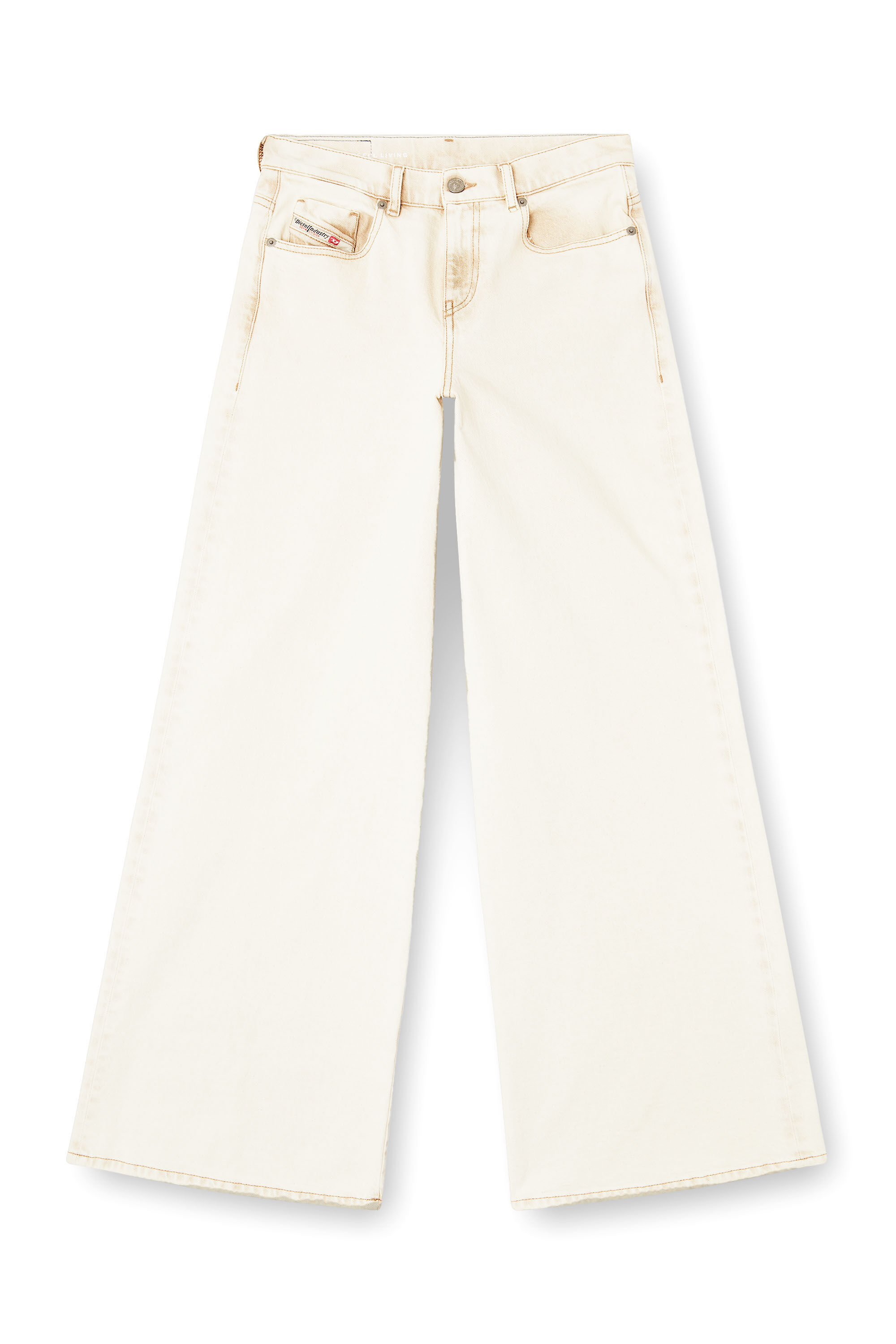 Diesel - Flare Jeans 1978 D-Akemi 09M70 Mujer, Blanco - 2