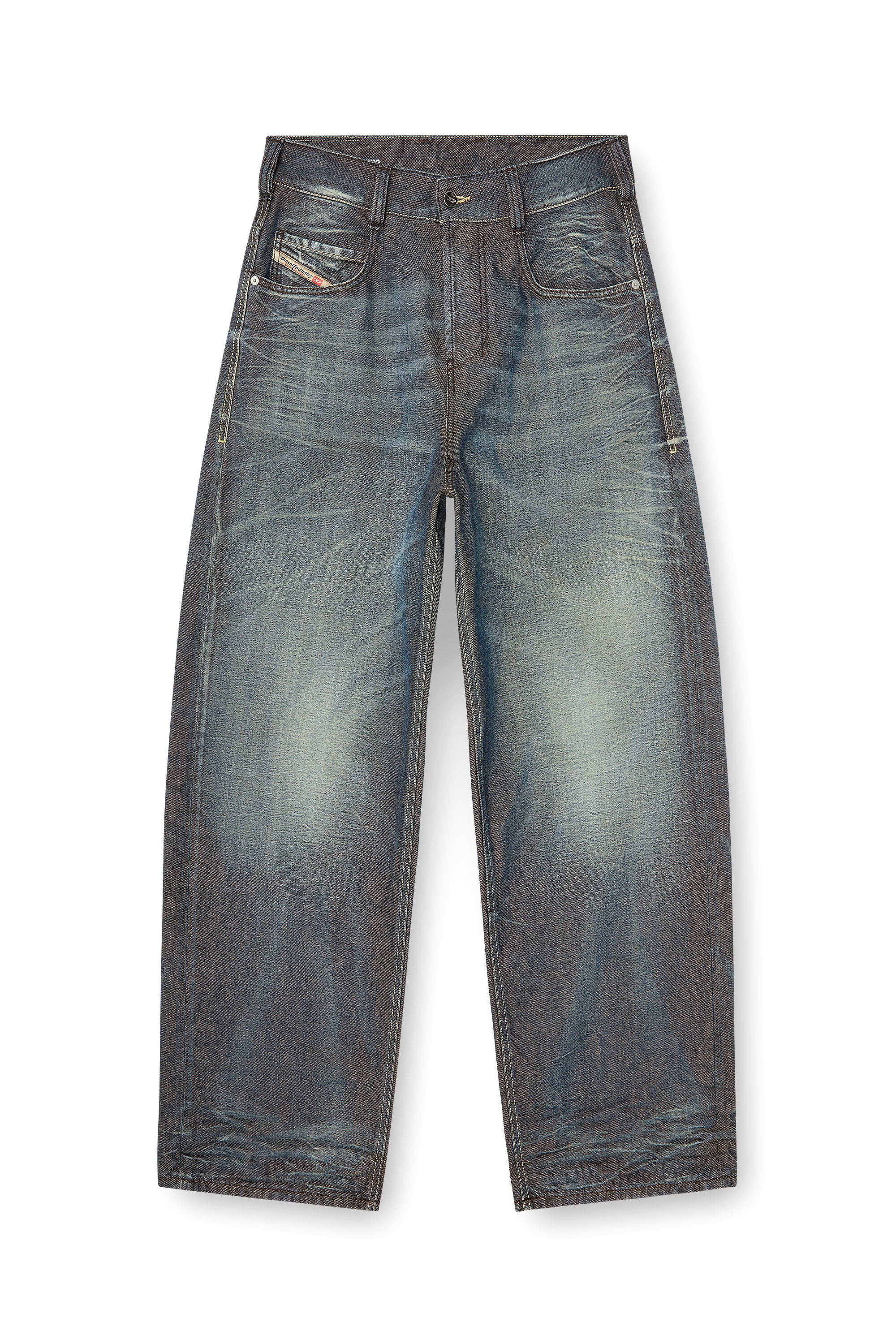 Diesel - Relaxed Jeans 1997 D-Enim-M 007EM Unisex, Azul Oscuro - 6