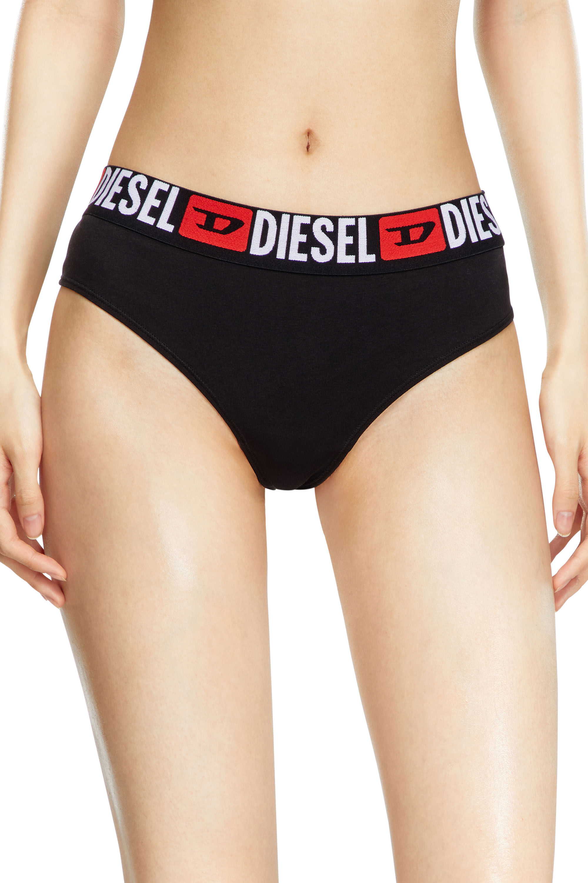 Diesel - UFST-STARS-THREEPACK, Mujer Paquete de 3 tangas con cintura con logotipo in Negro - Image 3