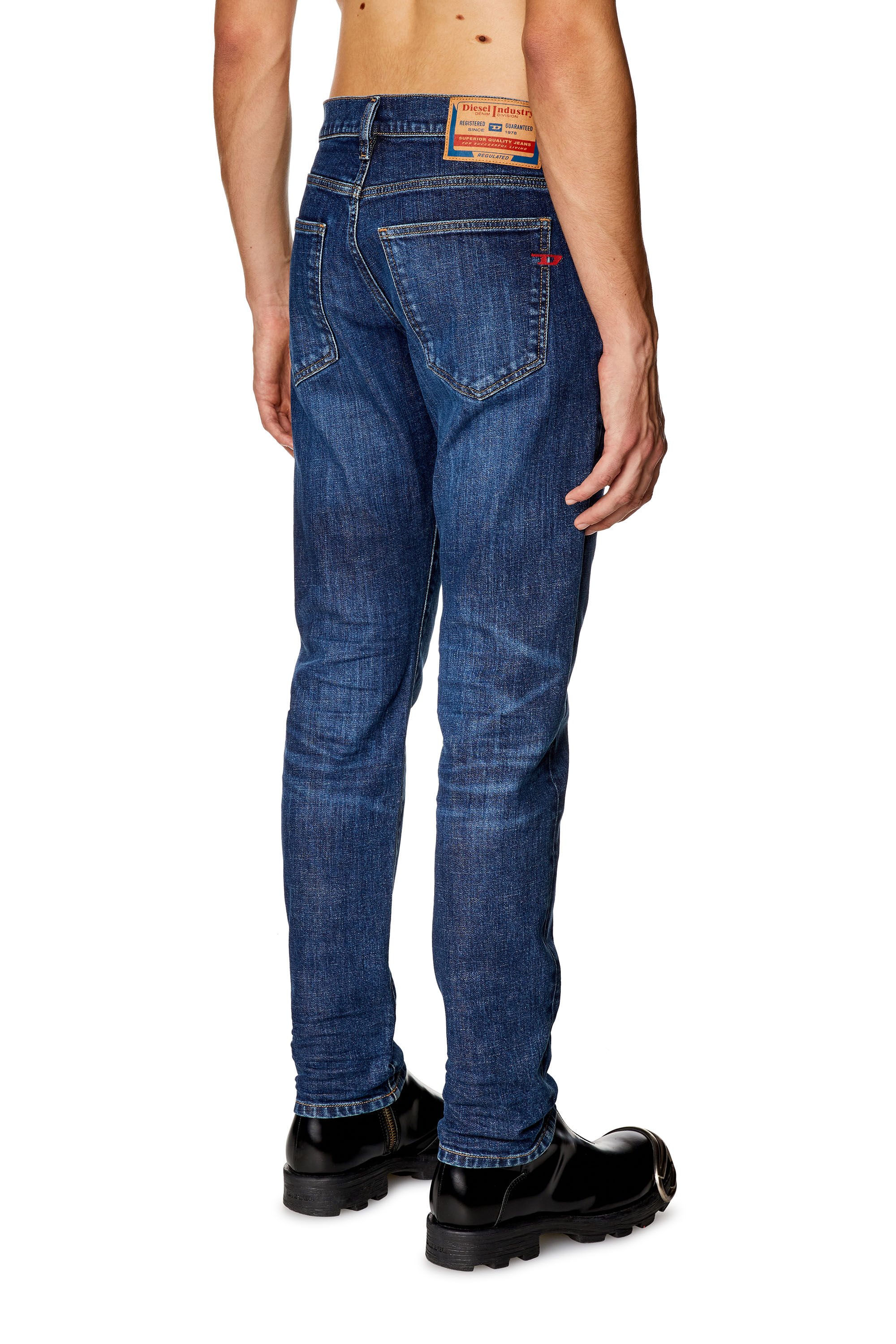 Diesel - Slim Jeans 2019 D-Strukt 0PFAZ, Azul Oscuro - Image 4