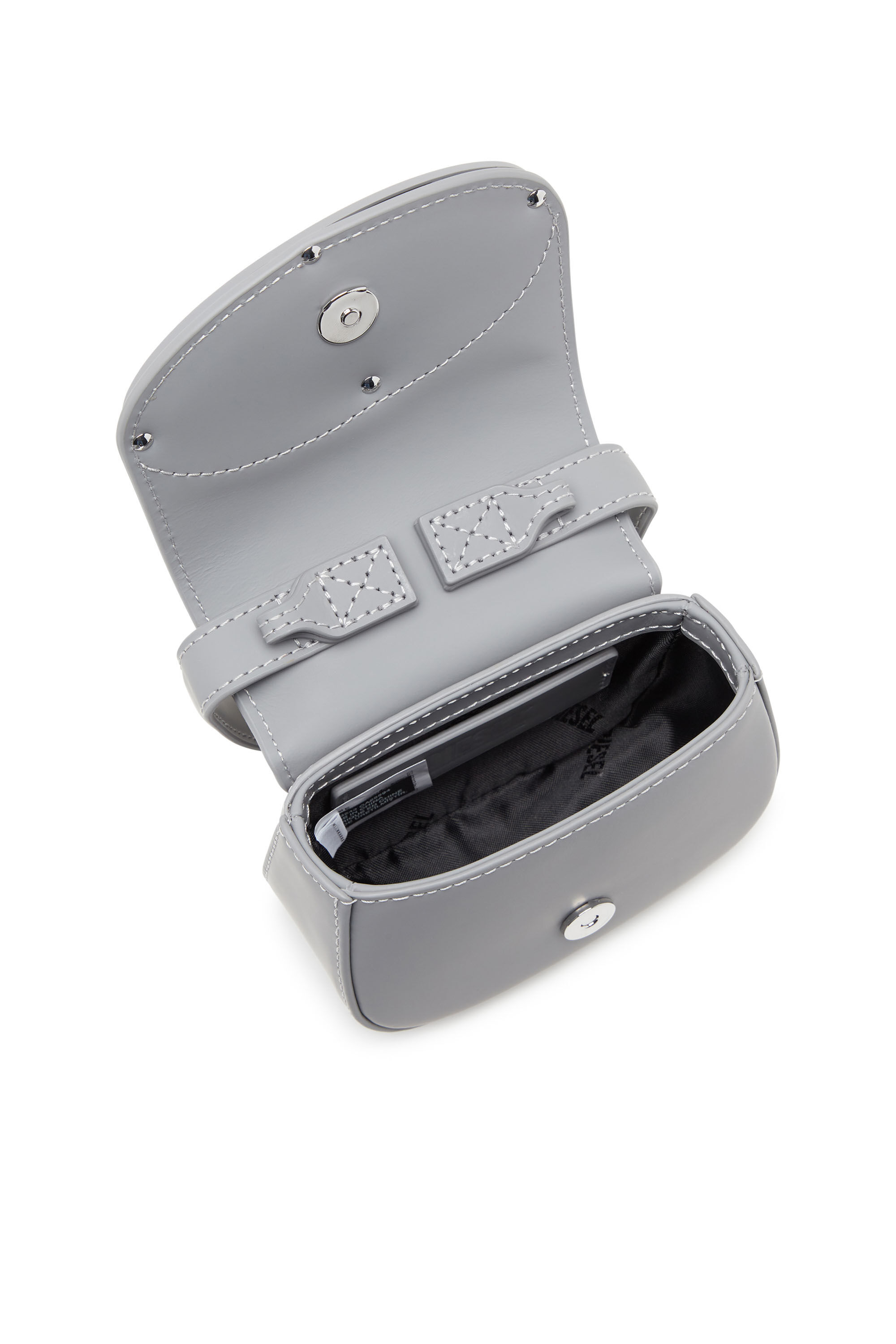 Diesel - 1DR XS, 1DR Xs-Minibolso icónico de cuero mate Mujer in Gris - 4