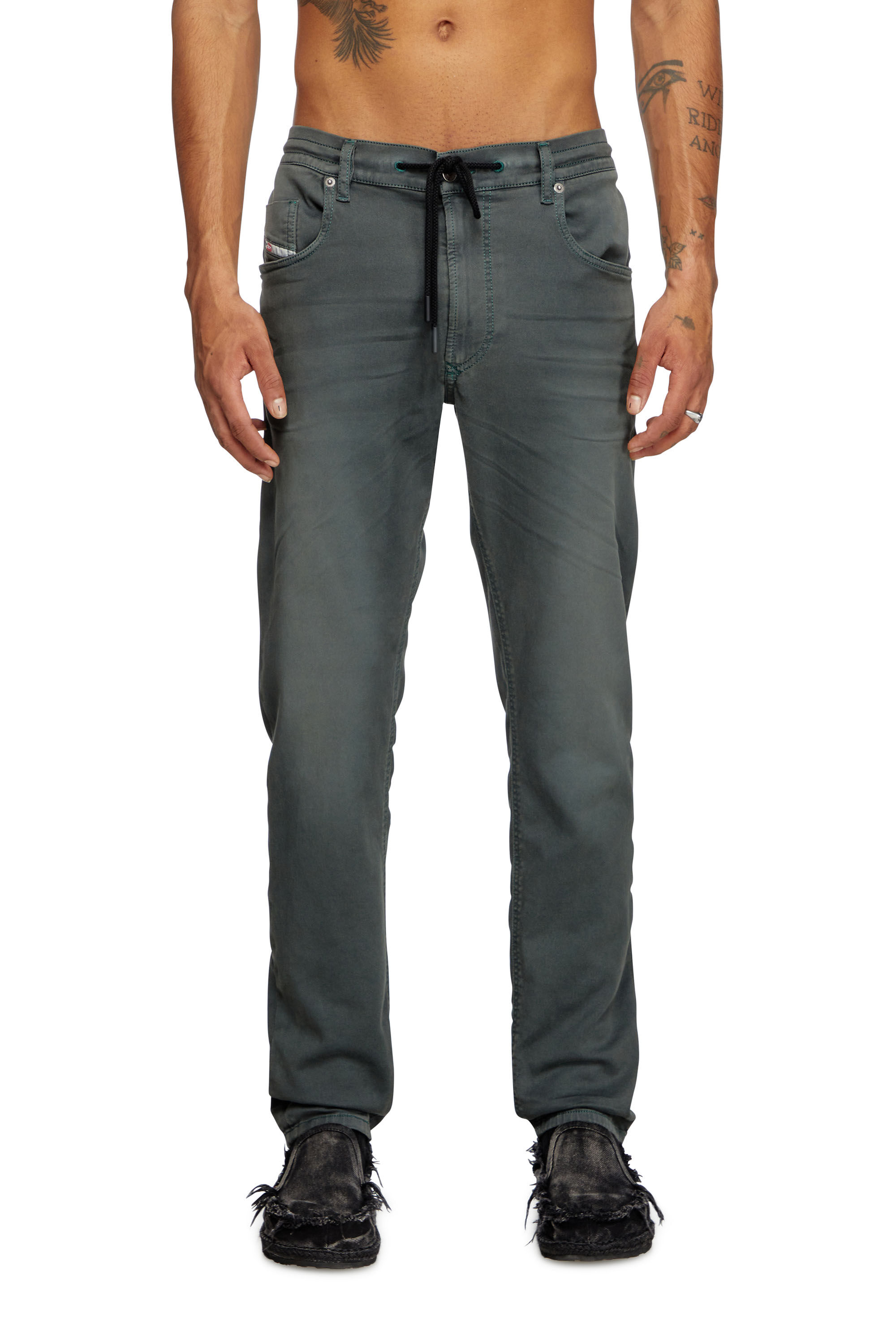 Diesel - Regular 2030 D-Krooley Joggjeans® 0670M Hombre, Gris - 3