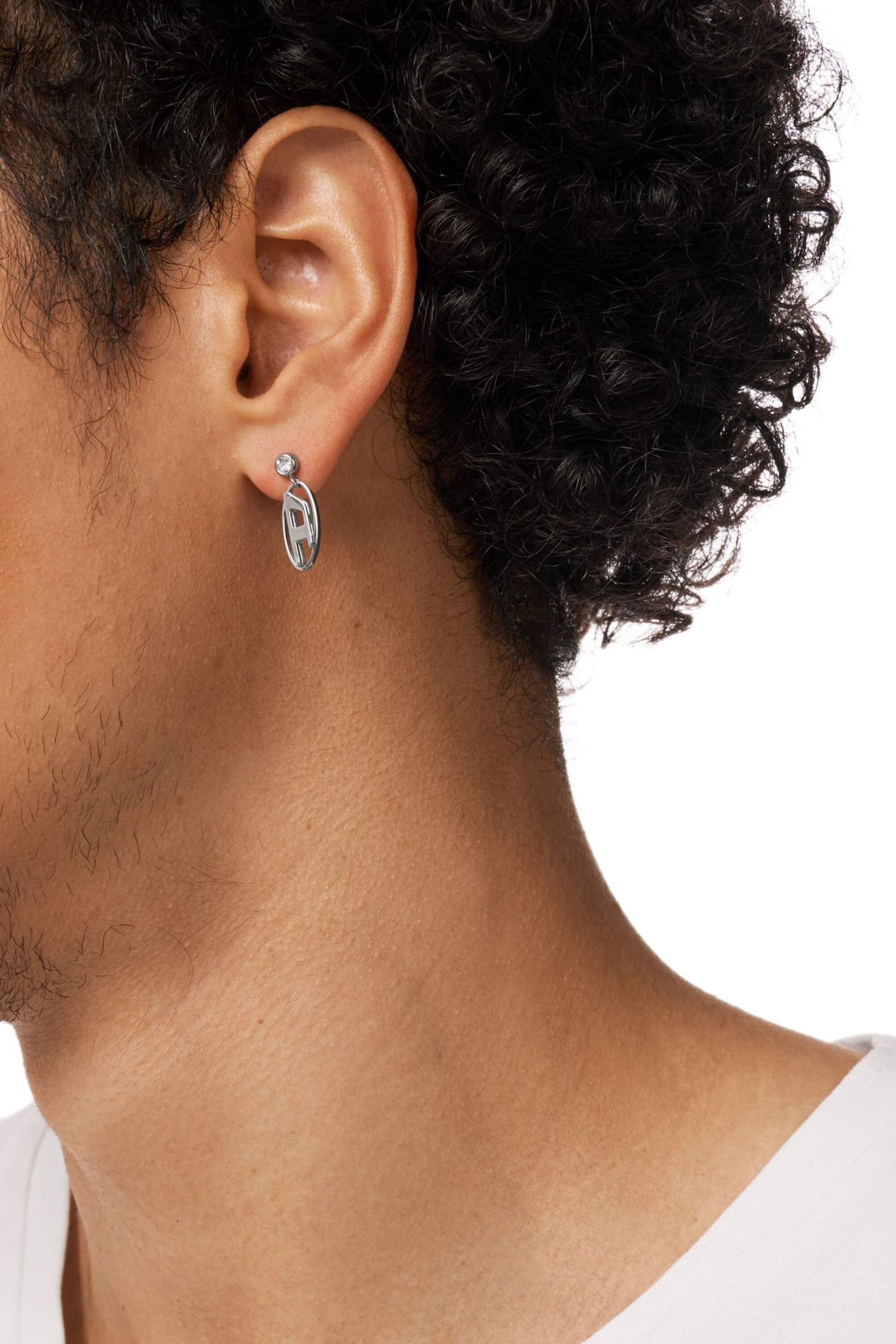 Diesel - DX1655040 JEWELLERY, Collar de cadena de acero inoxidable Unisex in Plateado - 4