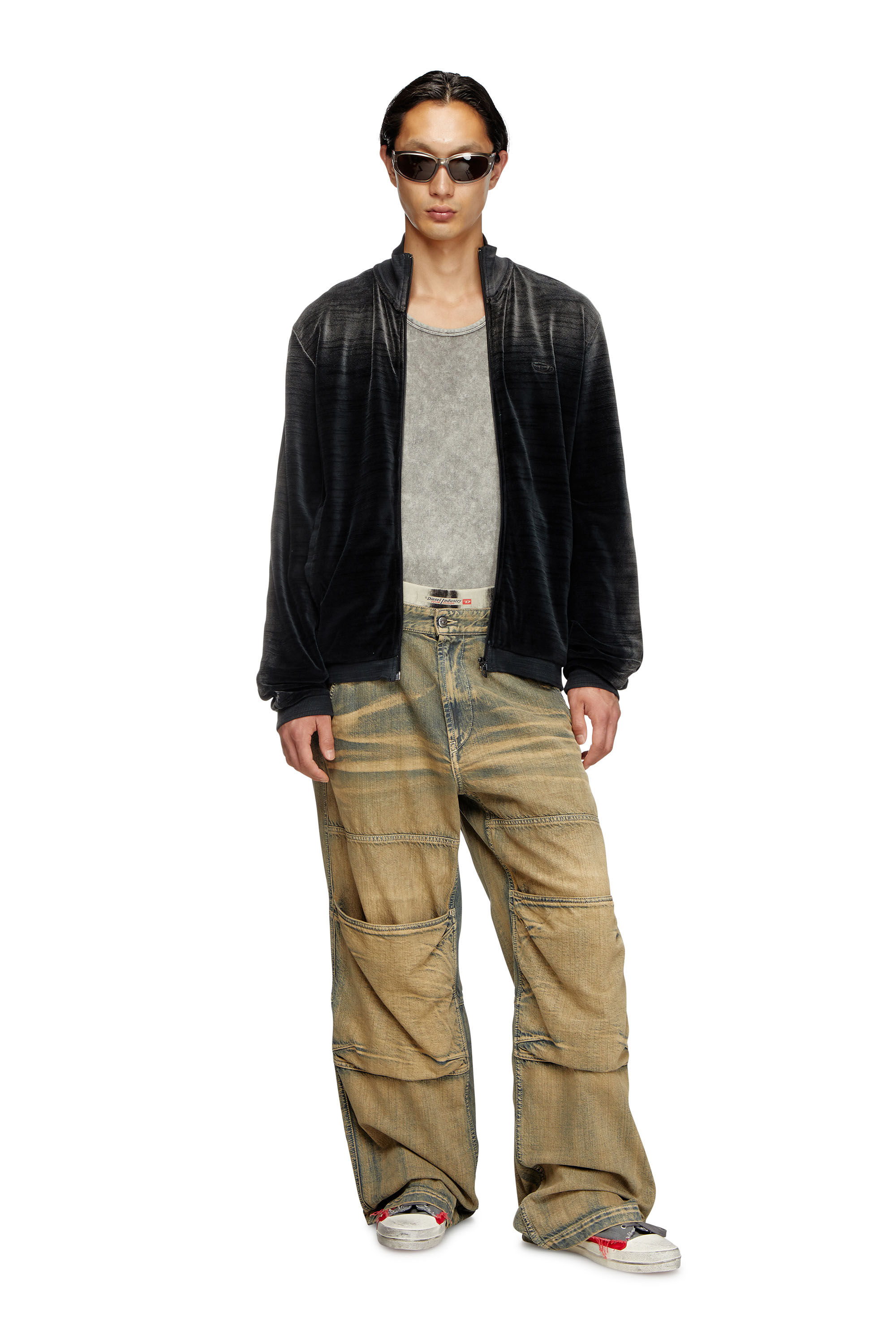 Diesel - Relaxed Jeans D-Shift 09L49 Unisex, Azul medio - 1