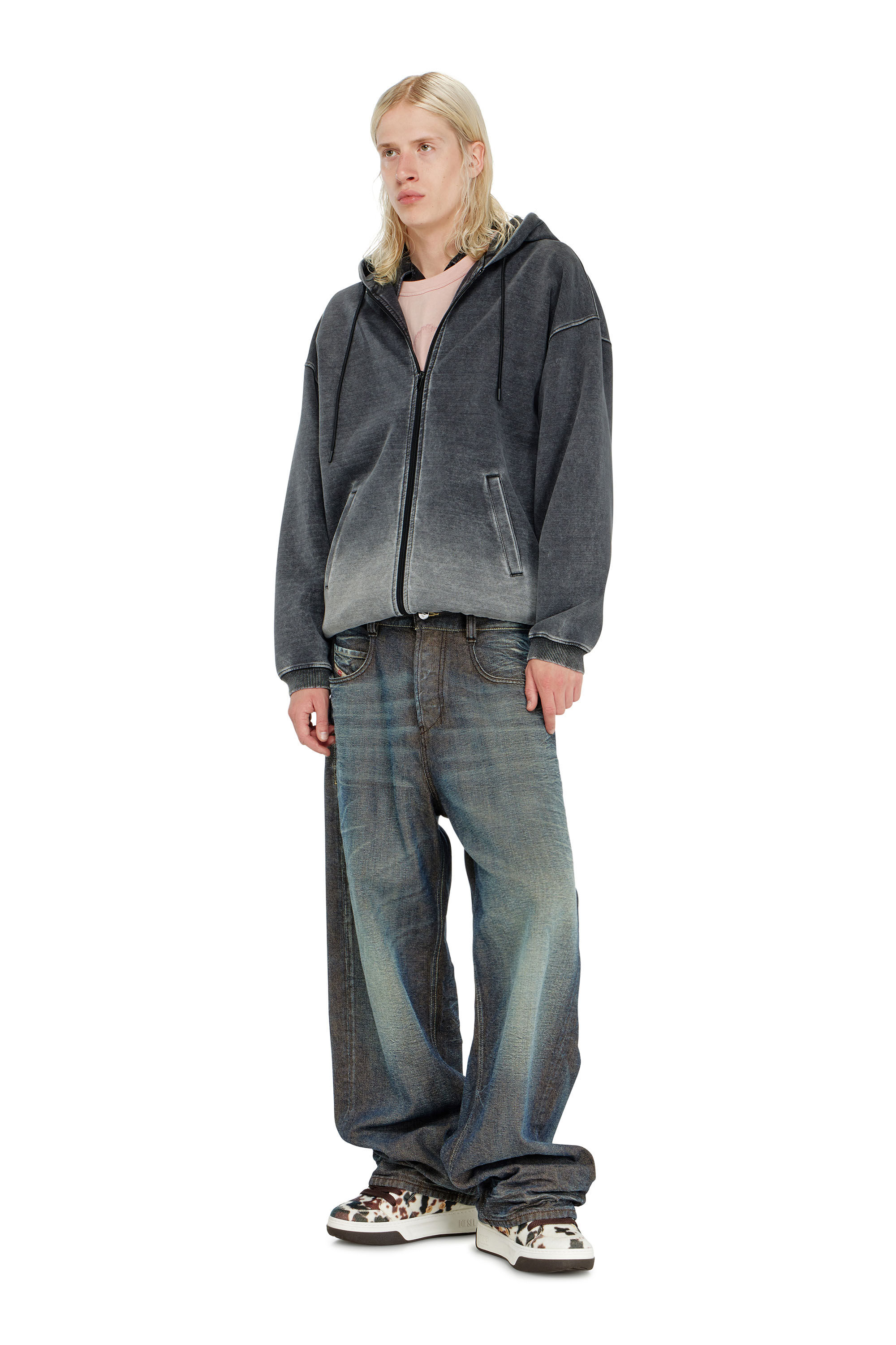Diesel - Relaxed Jeans 1997 D-Enim-M 007EM Unisex, Azul Oscuro - 1
