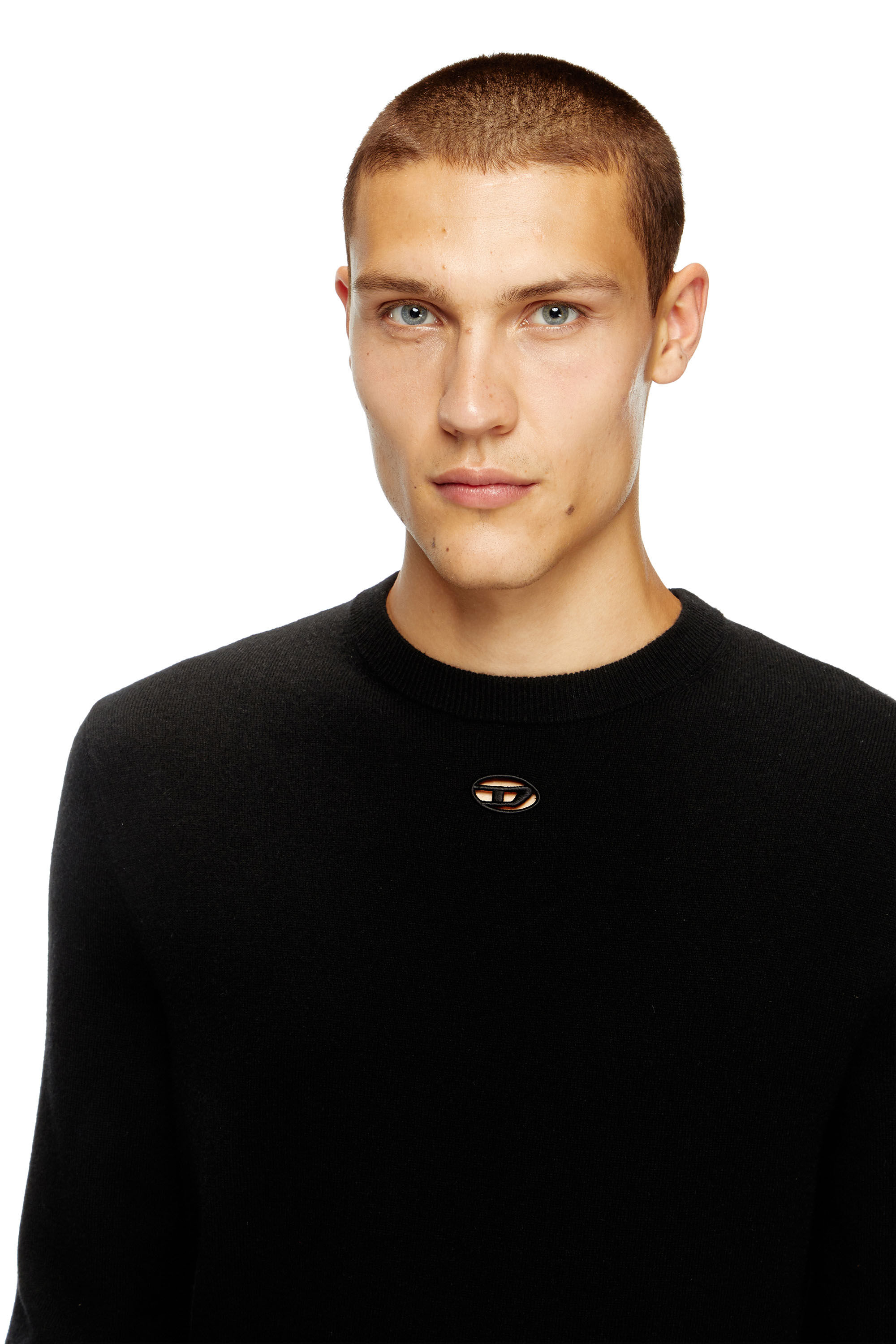Diesel - K-VIERI, Jersey de lana y cachemira Hombre in Negro - 5