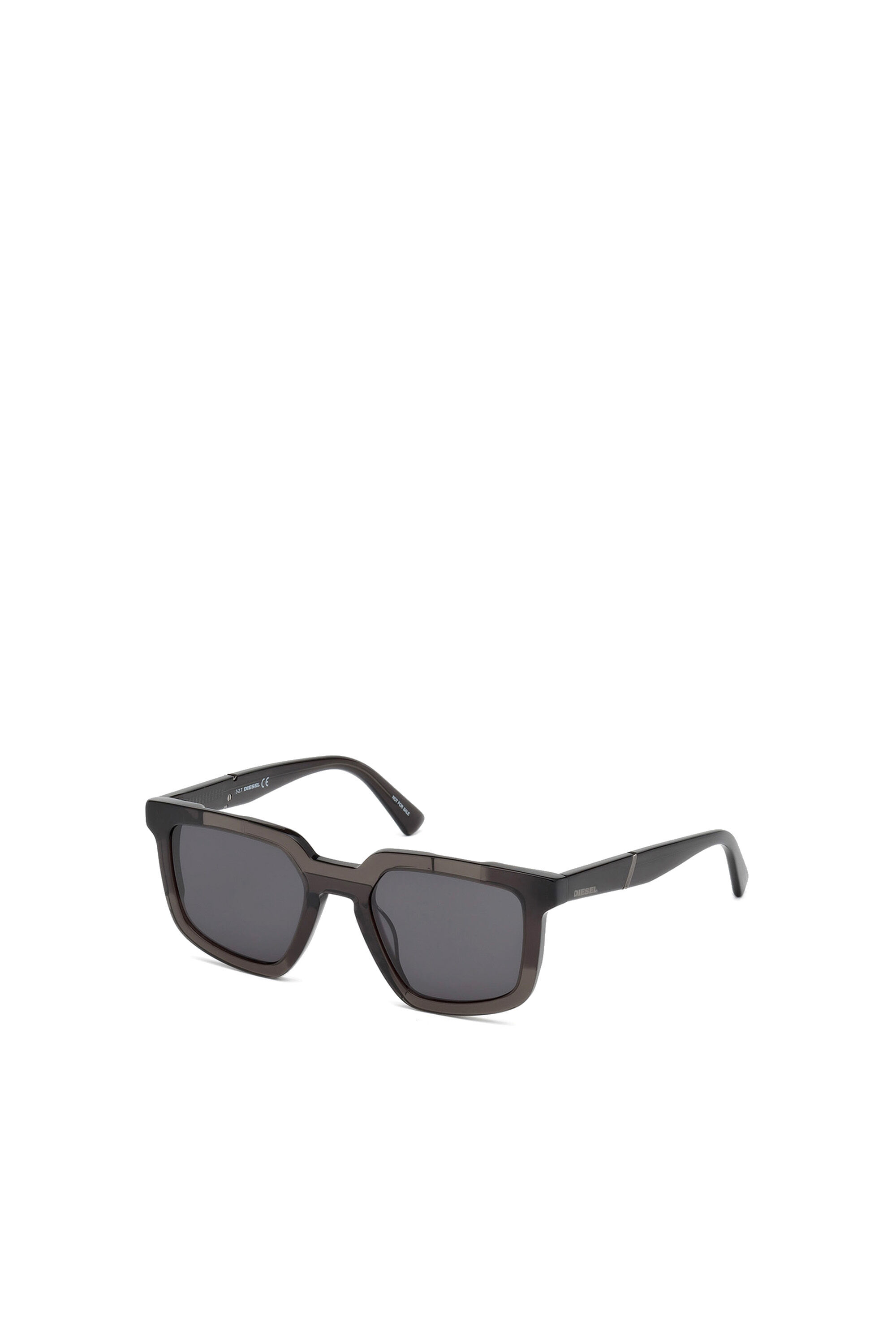 Diesel - DL0271, Gafas masculinas de montura cuadrada Hombre in Negro - 2