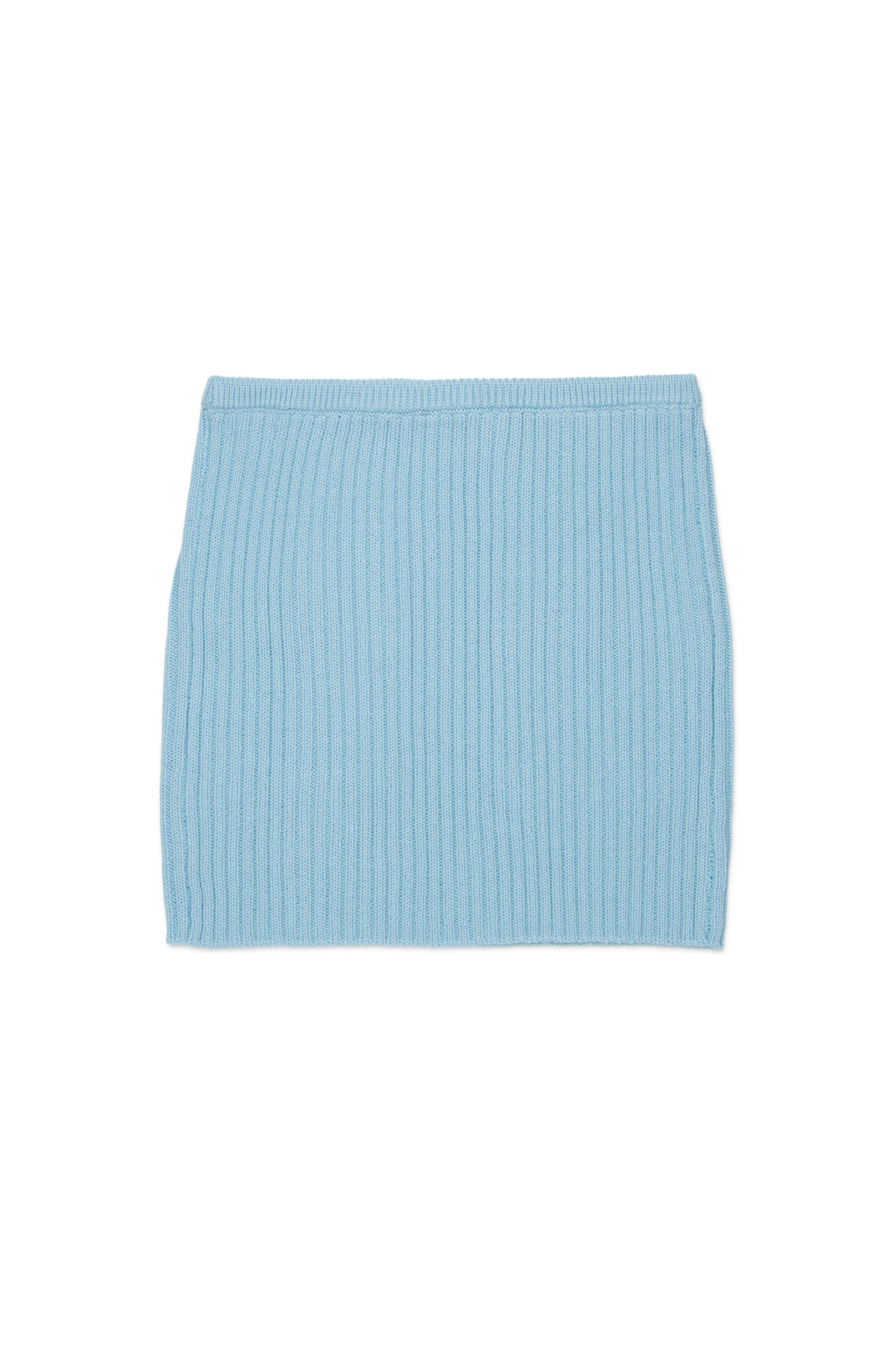 Diesel - GAMMY, Minifalda de punto acanalado con bolsillos utility Mujer in Azul marino - 2