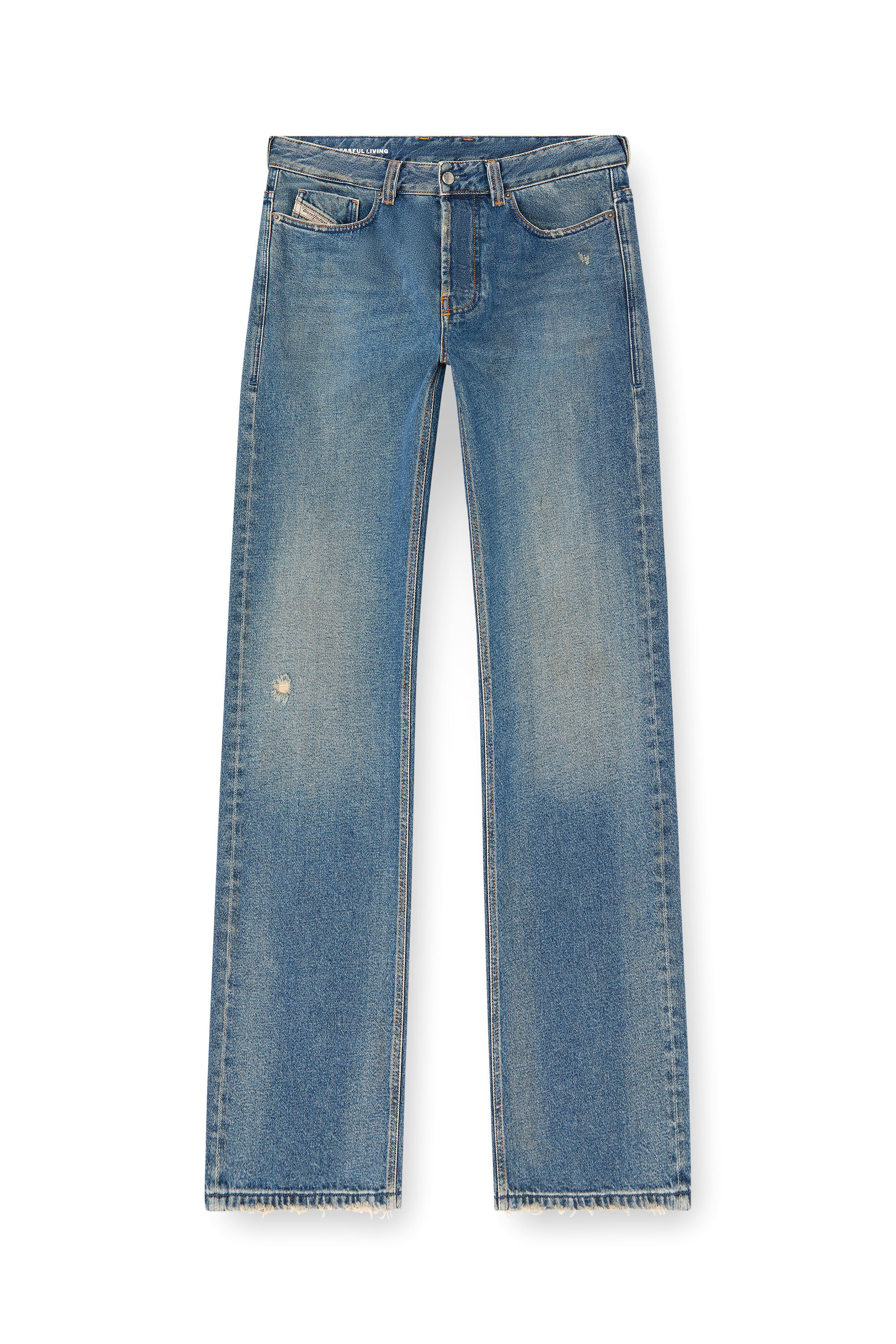 Diesel - Relaxed Jeans 1980 D-Eeper 09J79 Hombre, Azul medio - 2