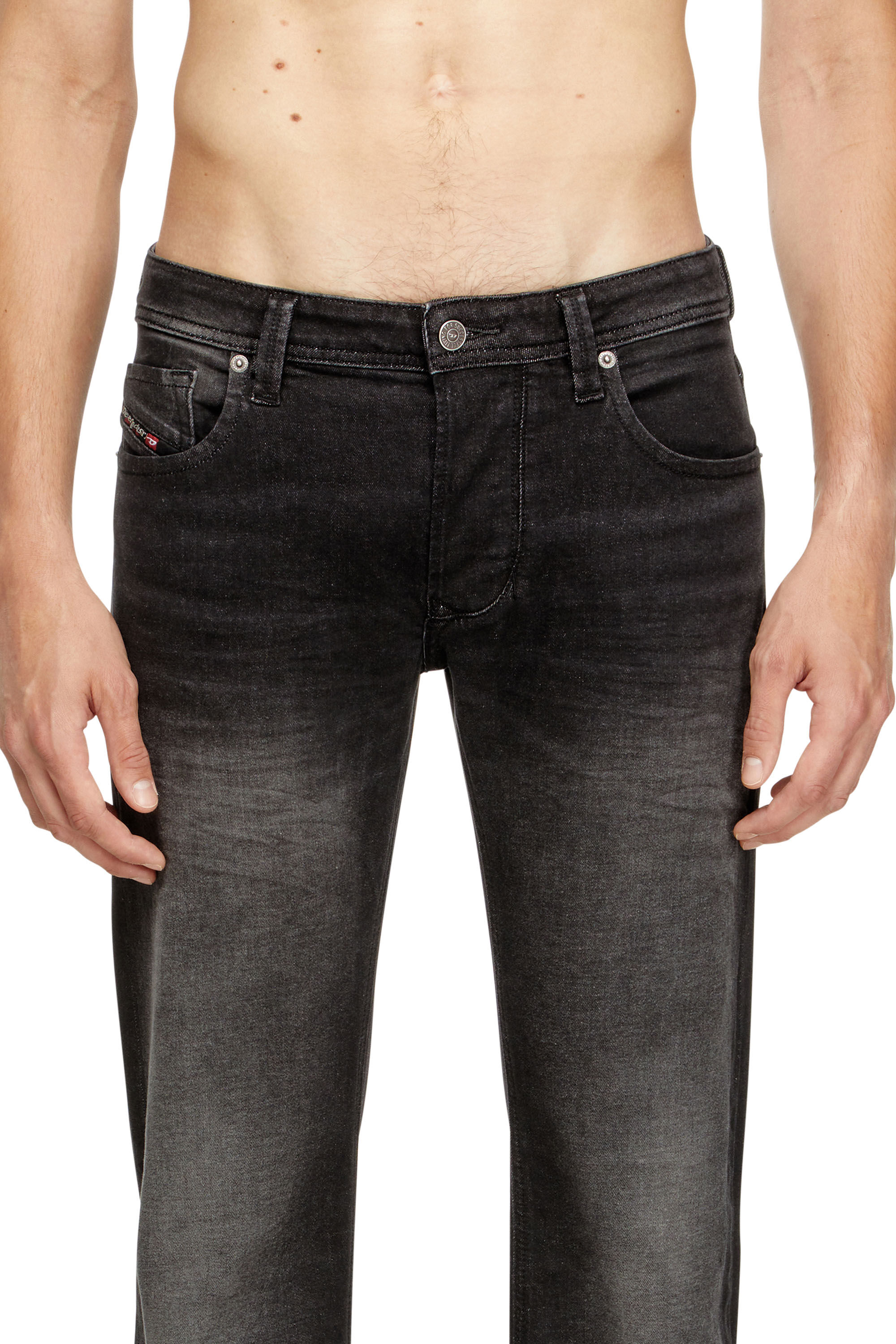 Diesel - Regular Jeans 1985 Larkee 0DBDT Hombre, Negro/Gris oscuro - 5