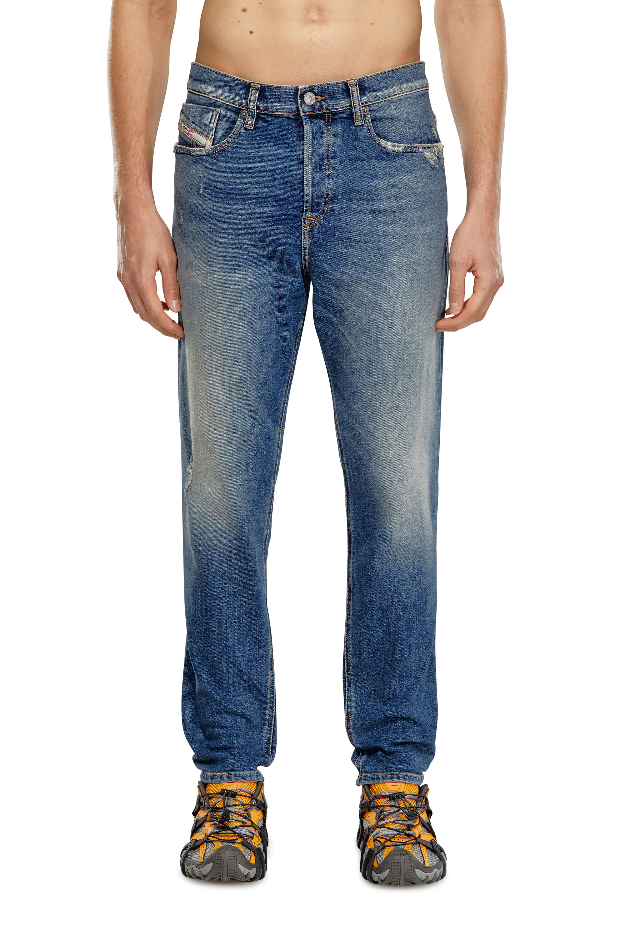 Diesel - Tapered Jeans 2005 D-Fining 09H45, Azul medio - Image 3