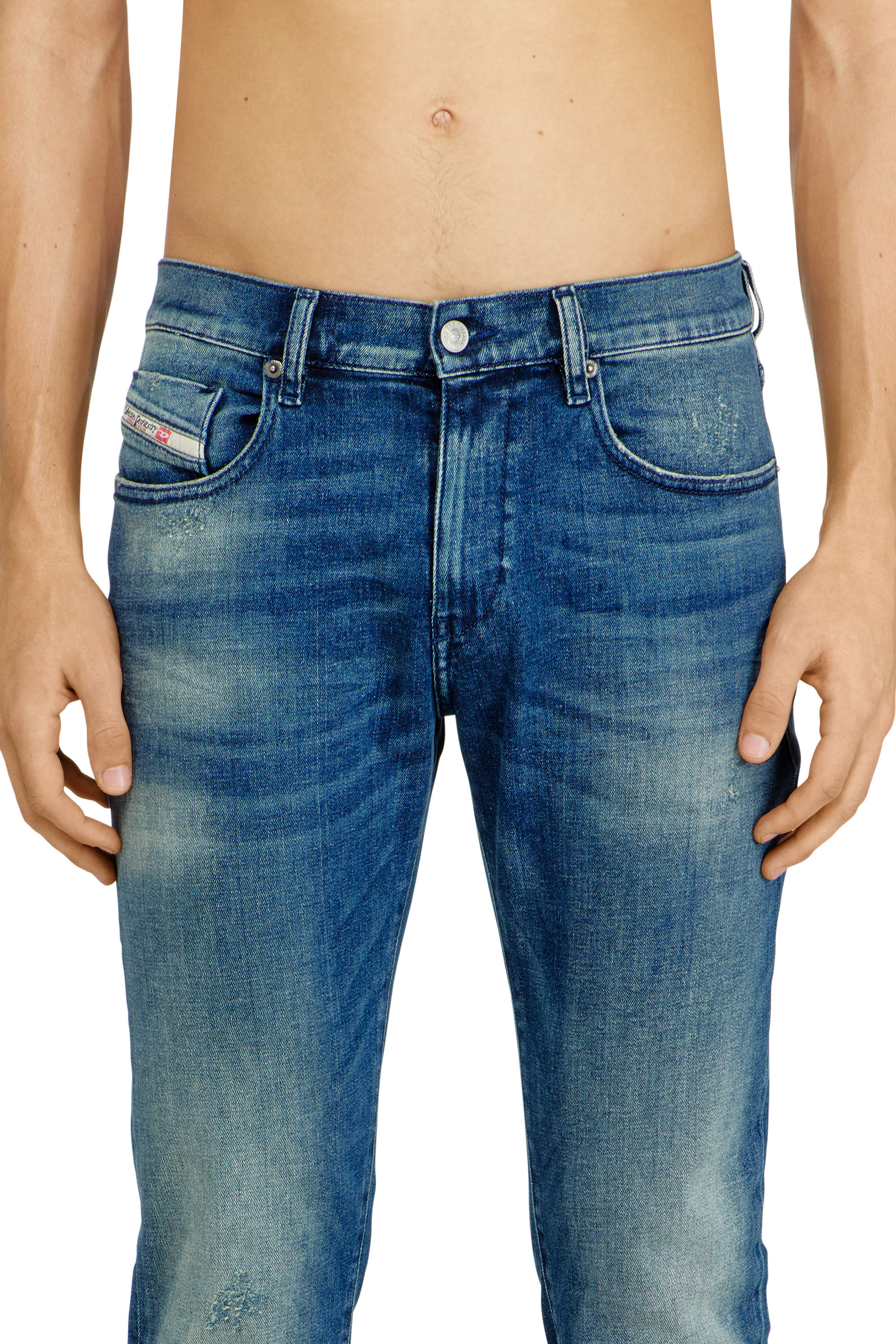 Diesel - Slim Jeans 2019 D-Strukt 0ADBT Hombre, Azul medio - 5