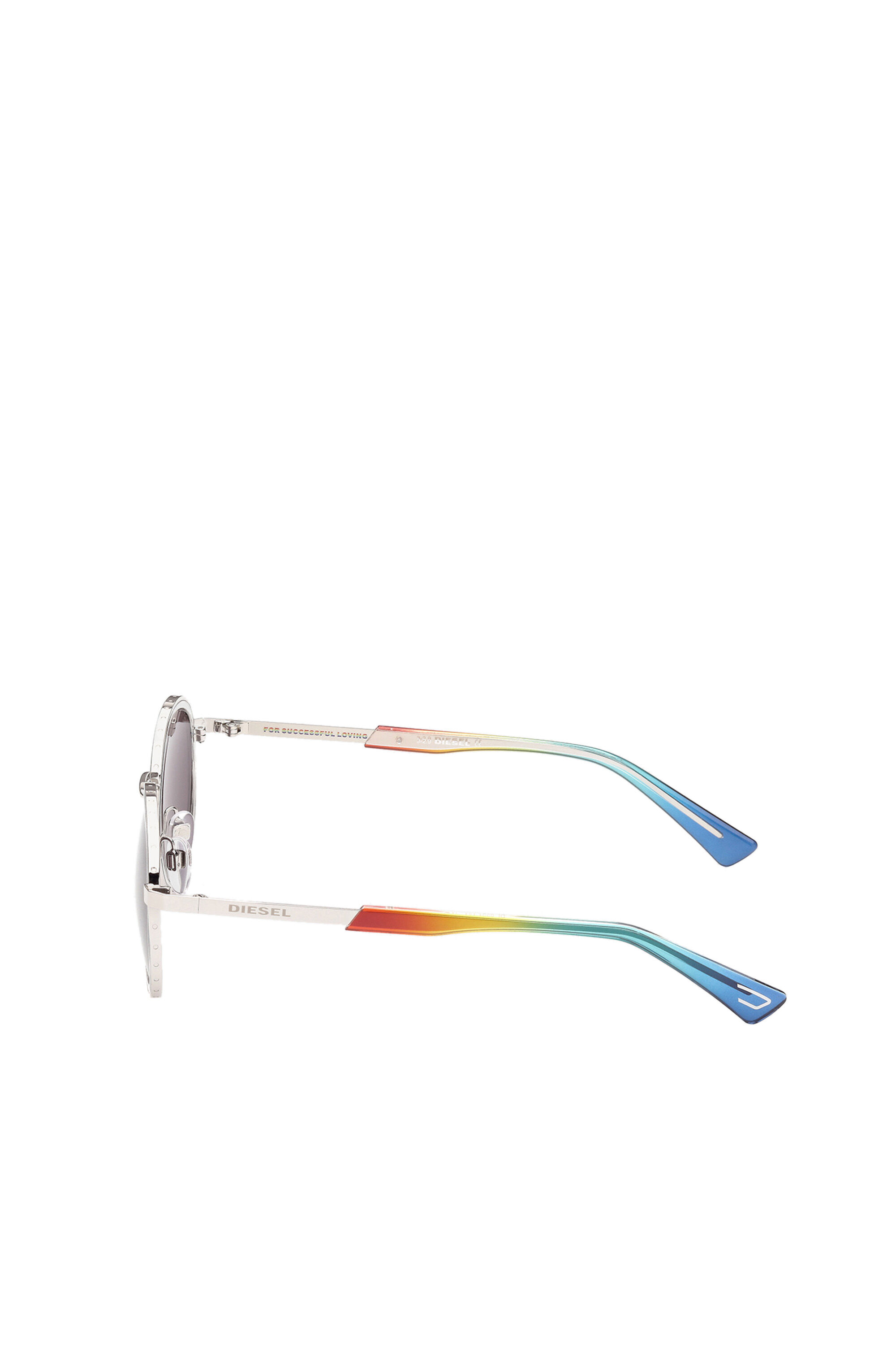 Diesel - DL0321, Gafas metálicas unisex con temática "Pride" Unisex in Multicolor - 4