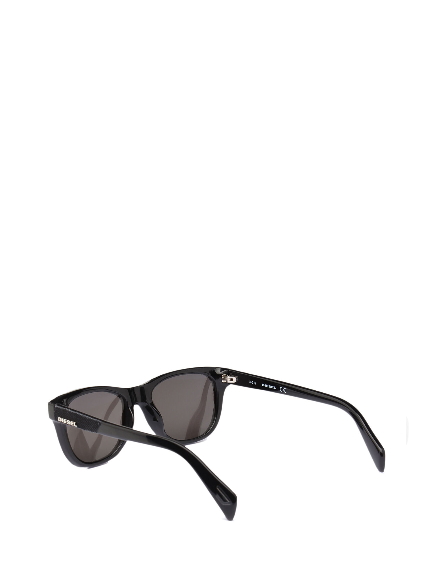 Diesel - DM0200, Gafas icónicas para niños con detalle denim Unisex in Negro - 4