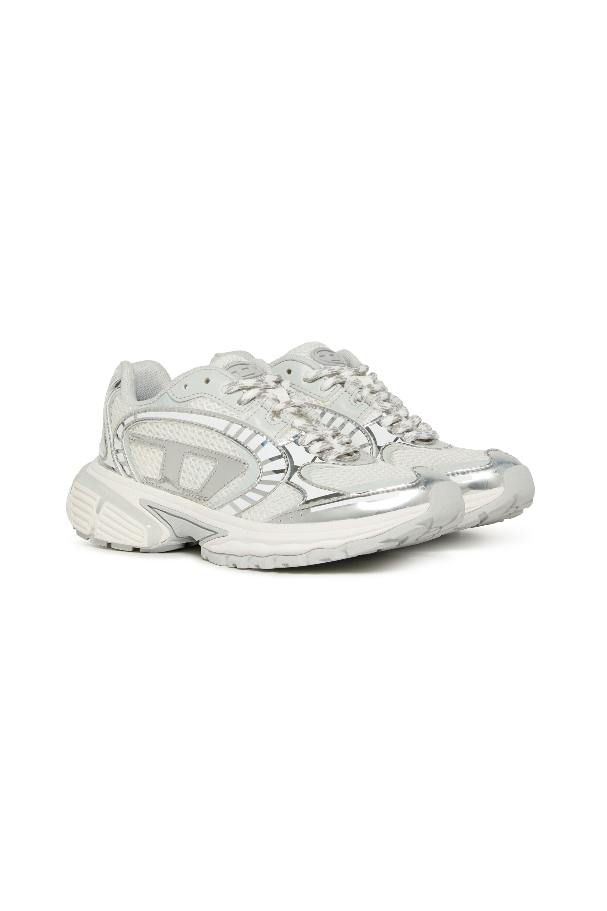 S-PRO-V-DENSE LOW, Blanco/Plateado