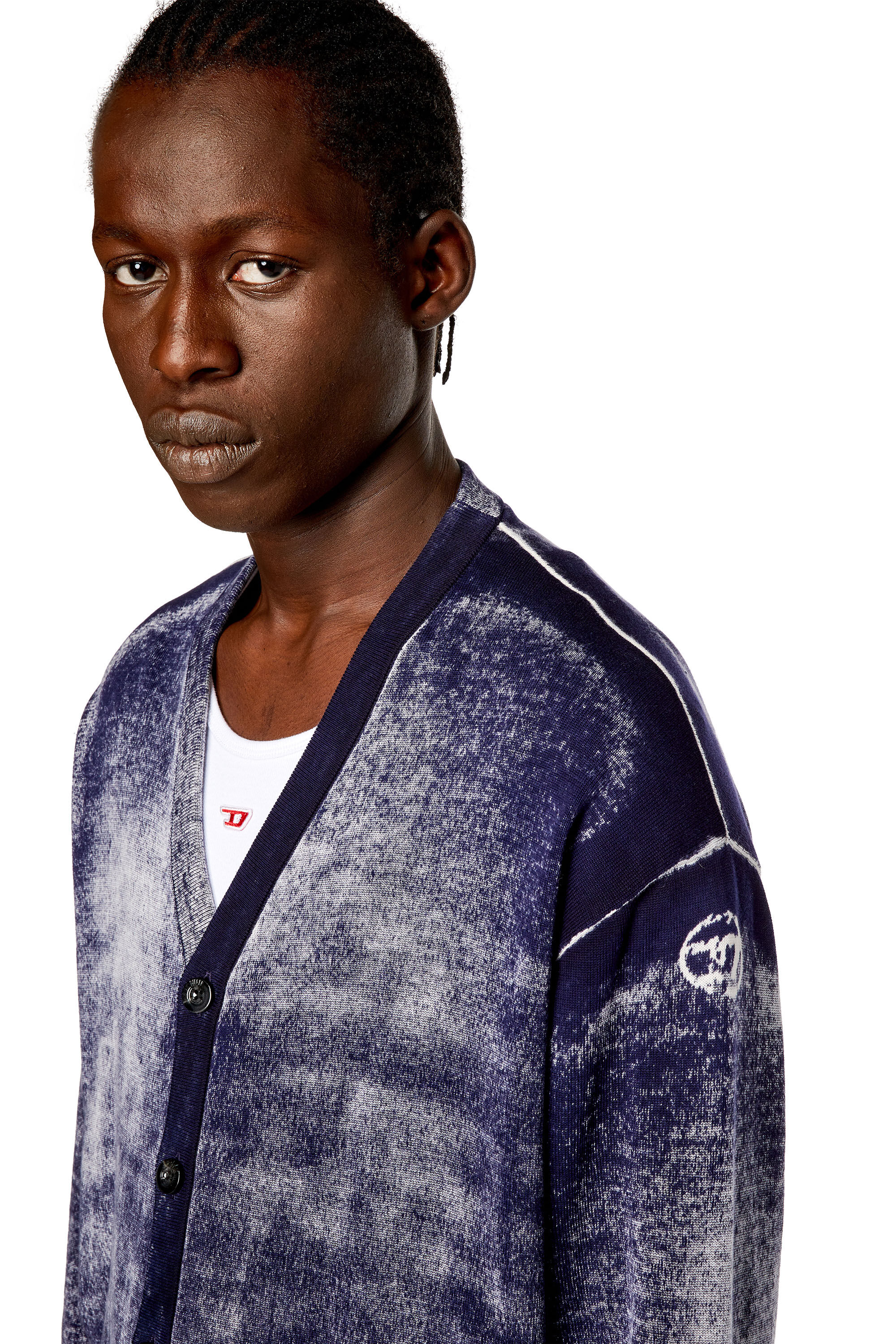 Diesel - K-LARENCE-CARDIGAN-B, Azul Oscuro - Image 5