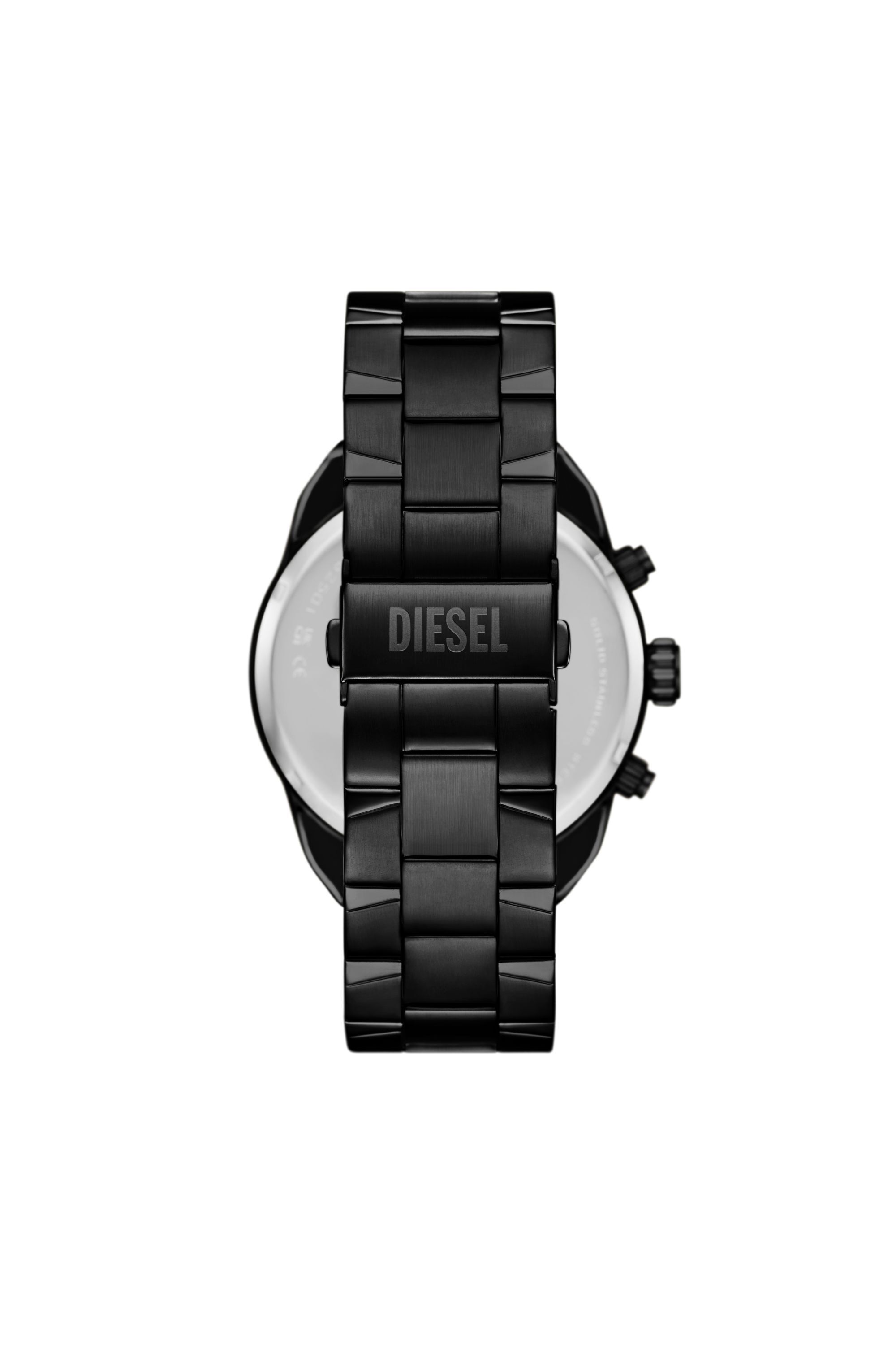 Reloj Spiked de Acero Inoxidable negro Hombre | Negro | Diesel