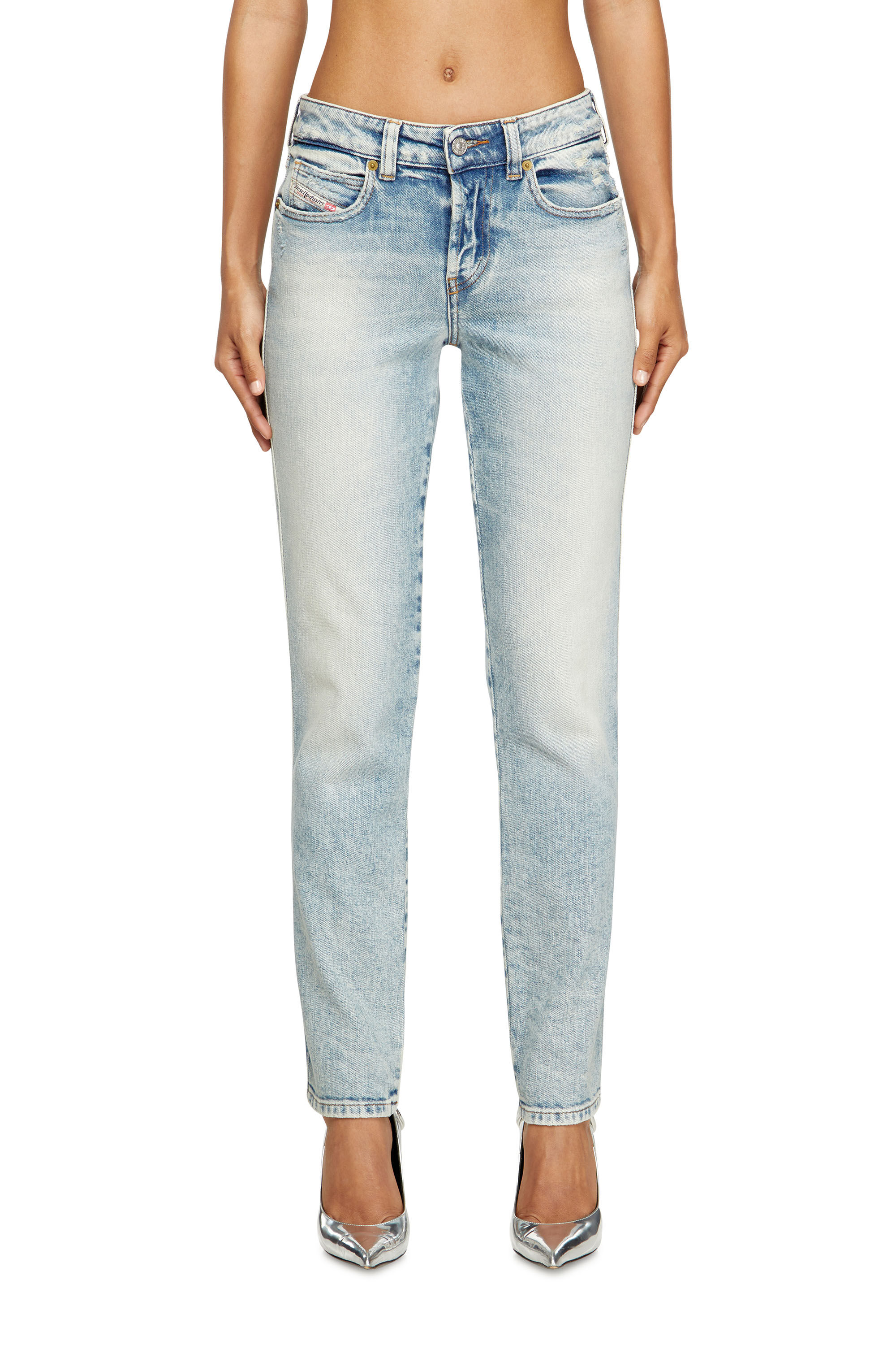 Diesel - Slim Jeans 1992 D-Jiann 09M21 Mujer, Azul Claro - 3