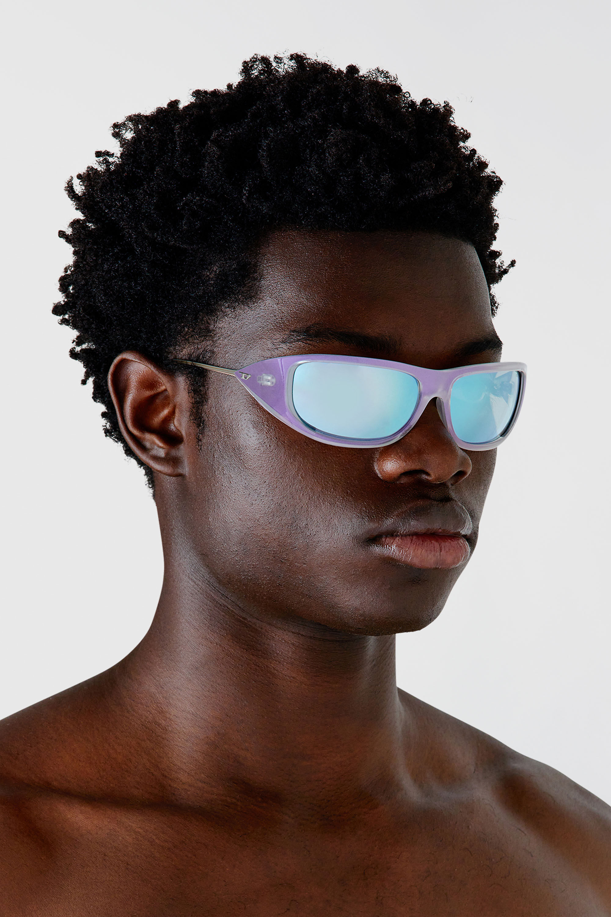 Diesel - 0DL3001 SIZE 61, Gafas con estilo envolvente Unisex in Bubble - 4