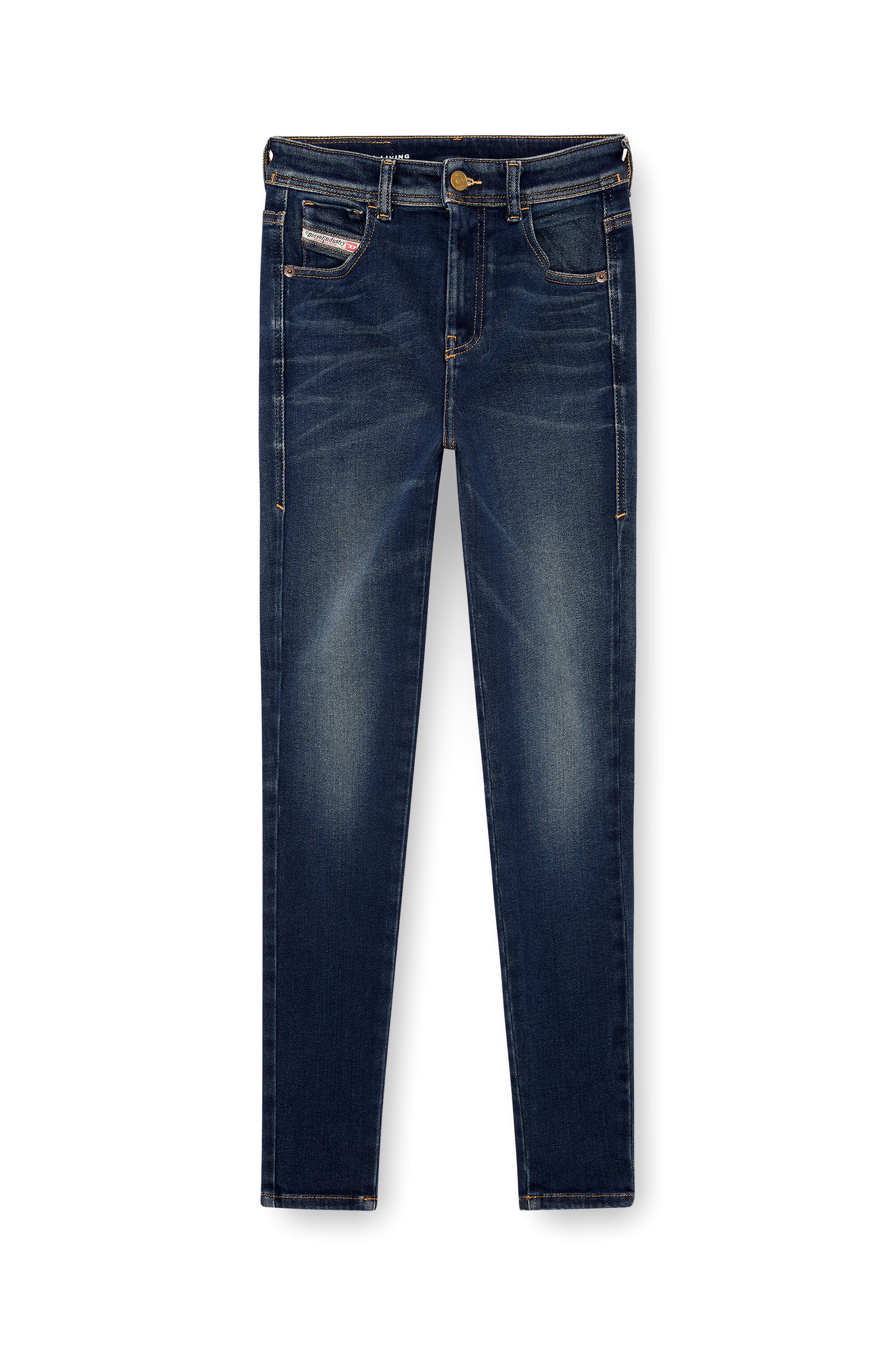 Diesel - Super skinny Jeans 1984 Slandy-High 09J11 Mujer, Azul Oscuro - 2