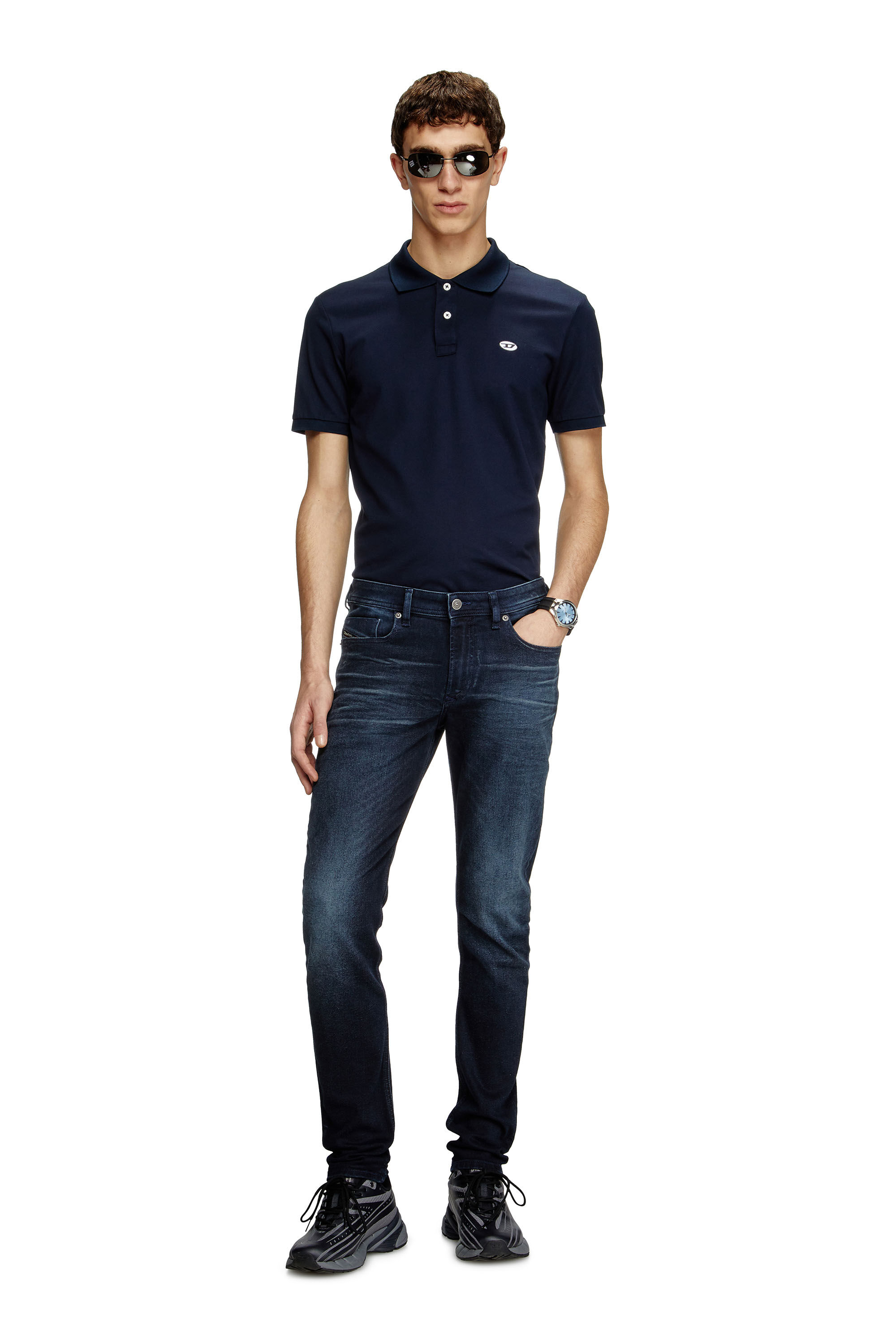 Diesel - Skinny Jeans 1979 Sleenker 0BMBU Hombre, Azul Oscuro - 1