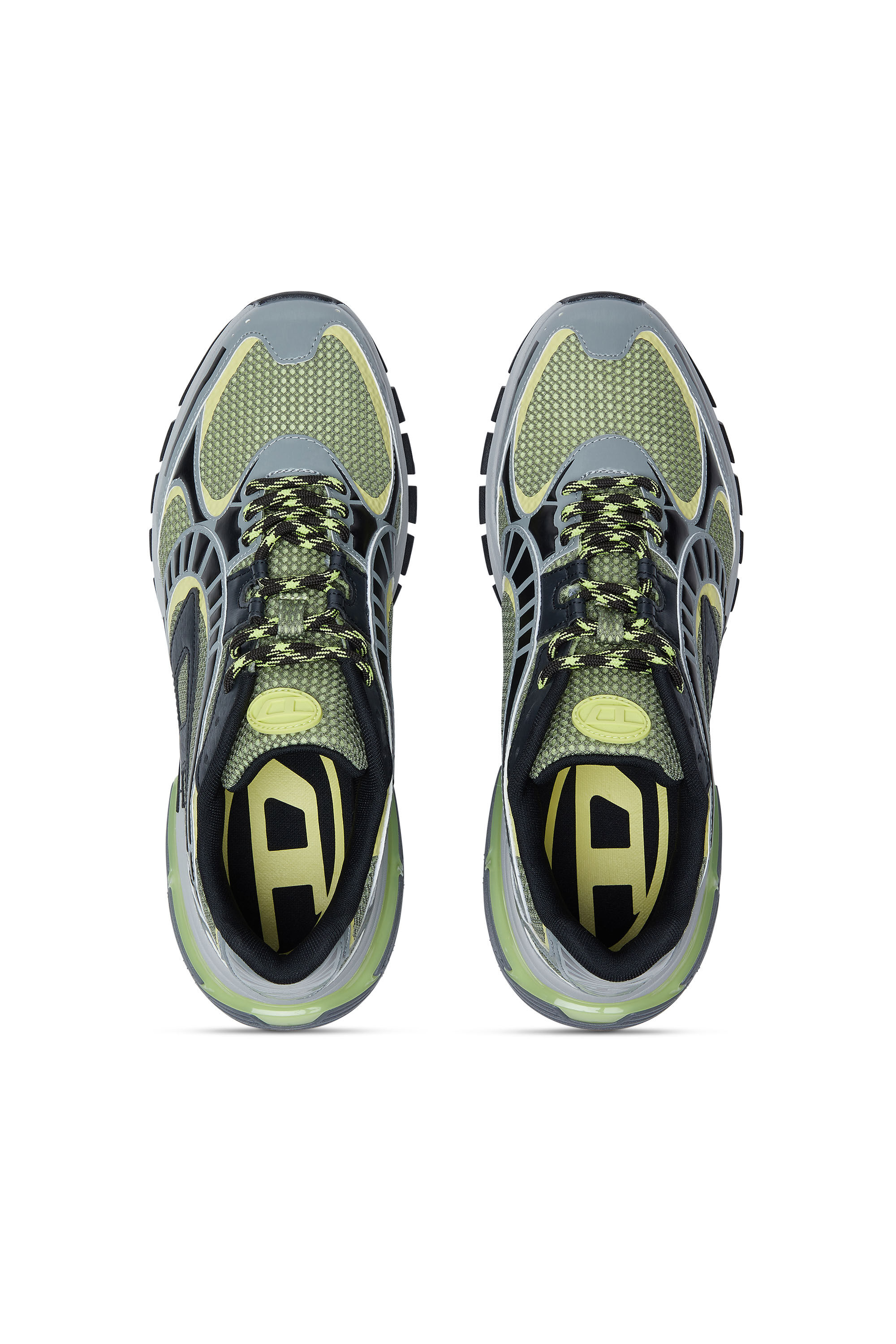 Diesel - S-PRO-V-DENSE LOW, S-Pro-V-Dense-Deportivas de malla con logotipo Oval D Hombre in Multicolor - 4