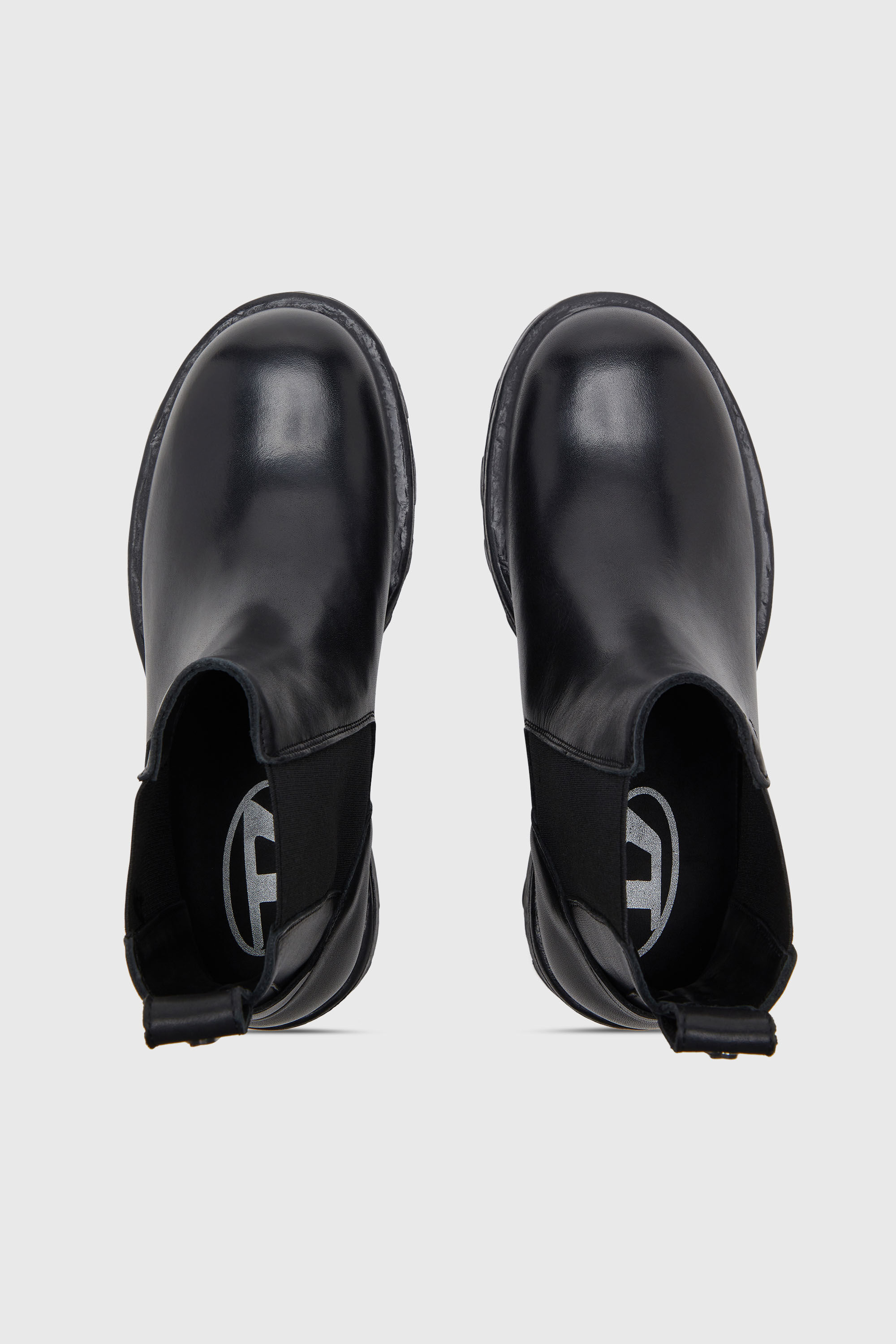 Diesel - D-HAMMER CH, D-Hammer-Botines Chelsea en cuero Hombre in Negro - 4
