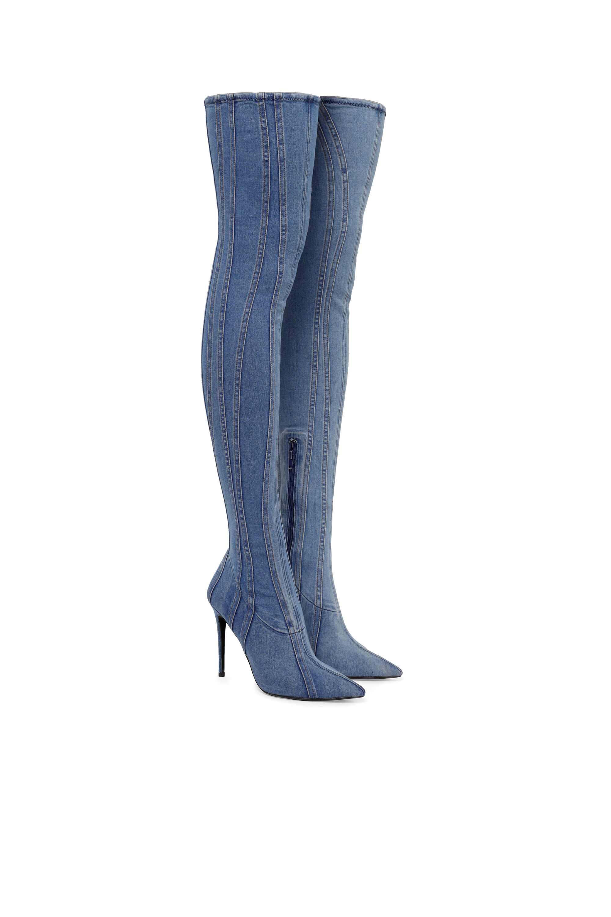 Botas sales mosqueteras azules