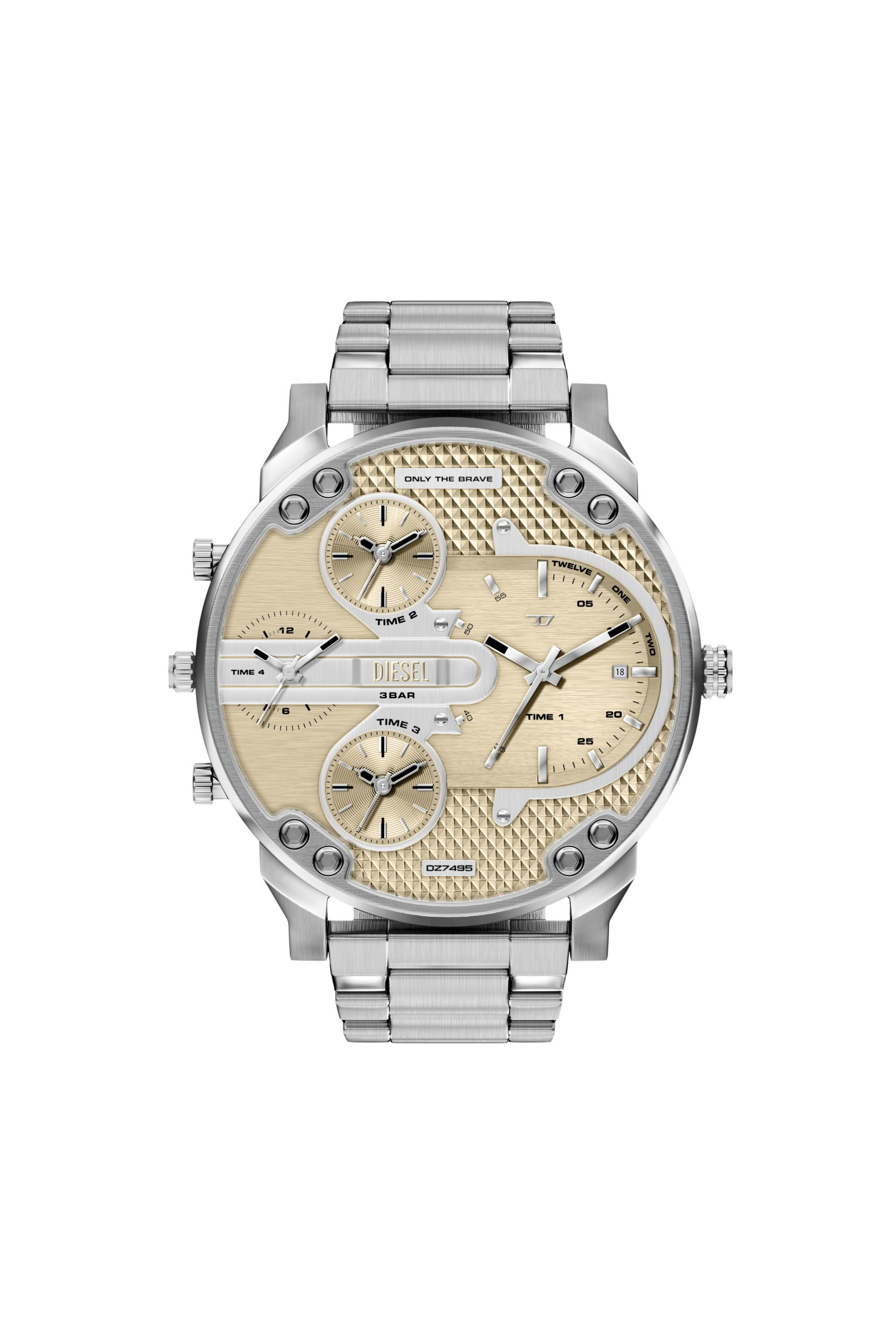 Diesel - DZ7495 WATCH, Mr. Daddy Slim Reloj de acero inoxidable Hombre in Plateado - 1