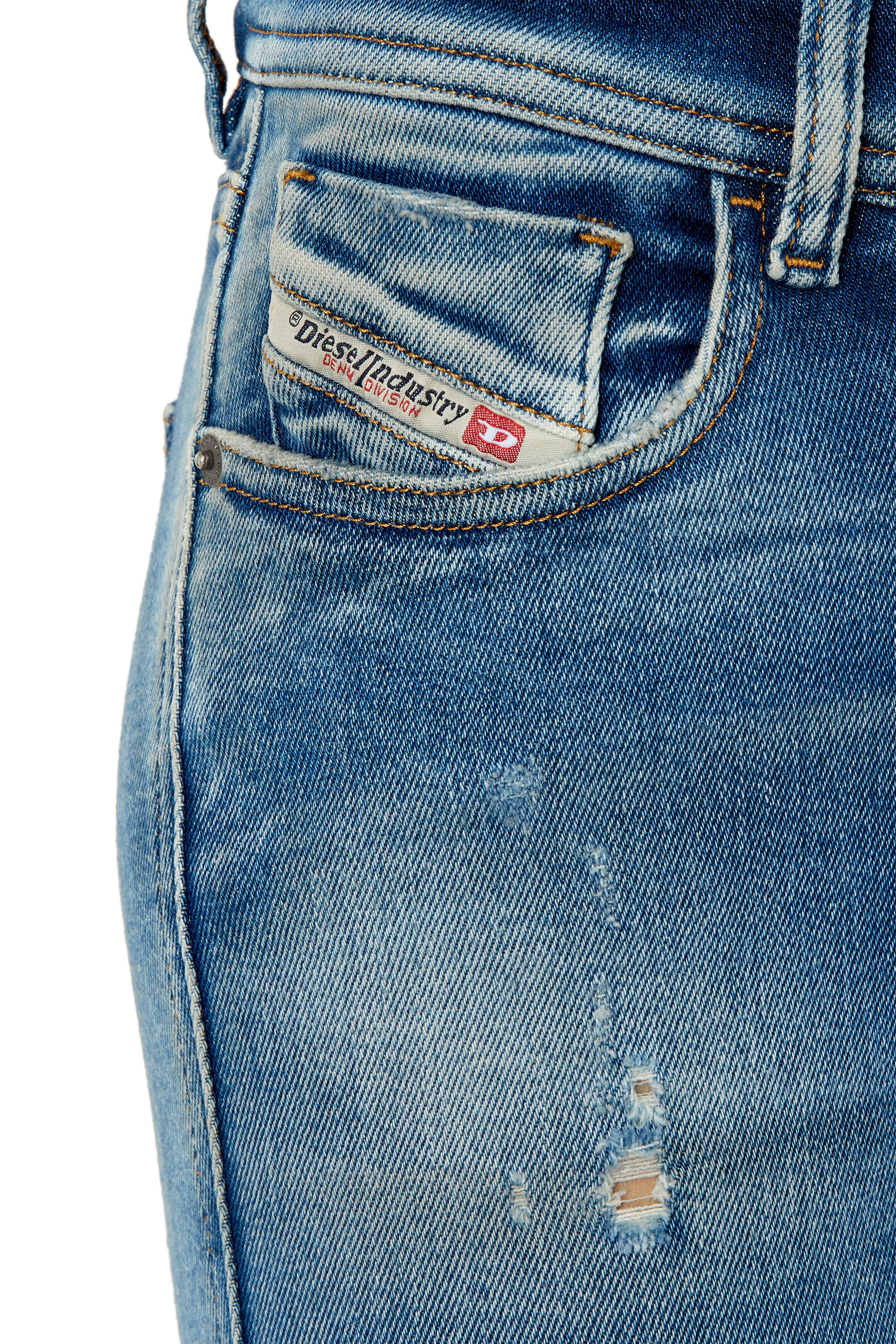 Diesel - Super skinny Jeans 2017 Slandy 09E91, Azul Claro - Image 5