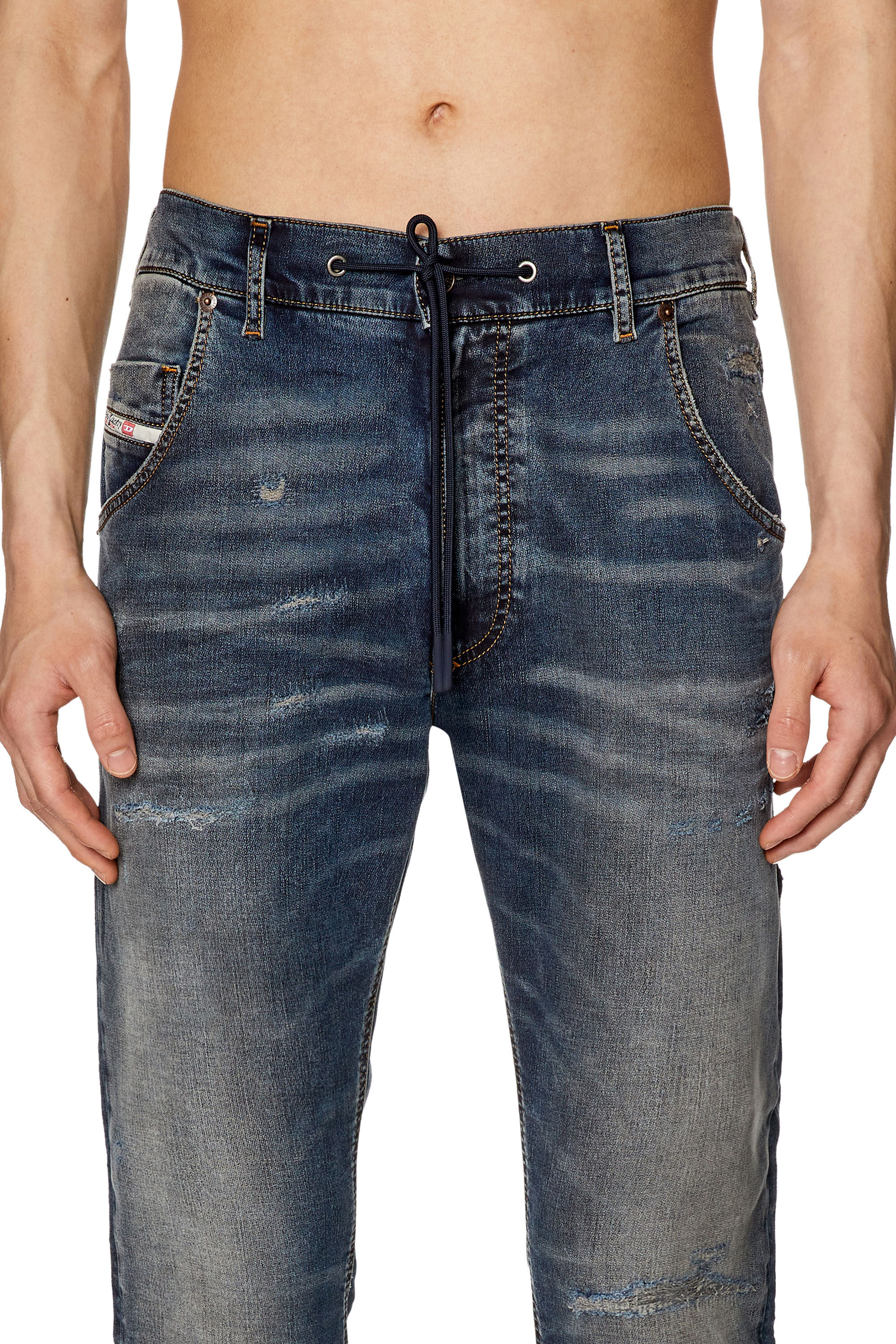 Diesel - Tapered 2030 D-Krooley Joggjeans® E9H98, Azul Oscuro - Image 5