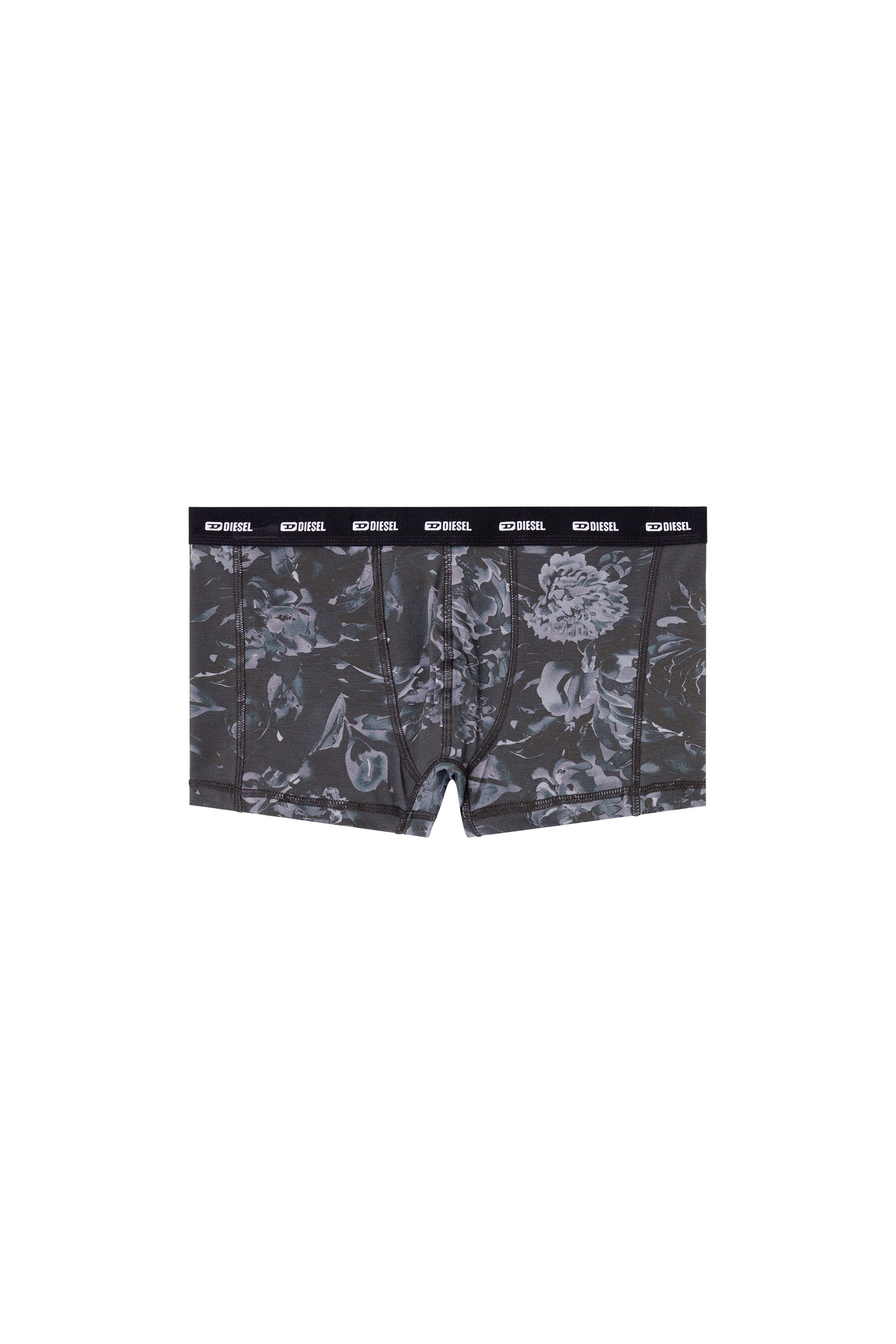 Diesel - DAMIEN-UTLT, Bóxers ajustados con estampado floral Hombre in Gris - 4