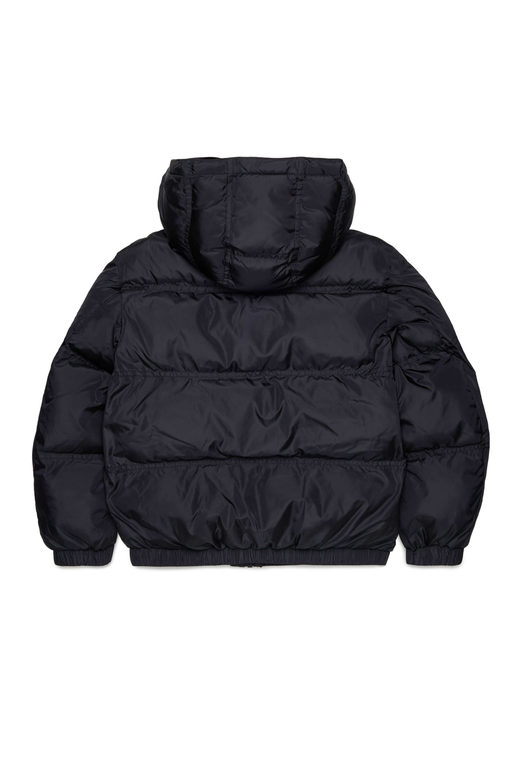 Diesel - JRIVON, Chaqueta acolchada con capucha y bolsillos oversize Unisex in Negro - 2