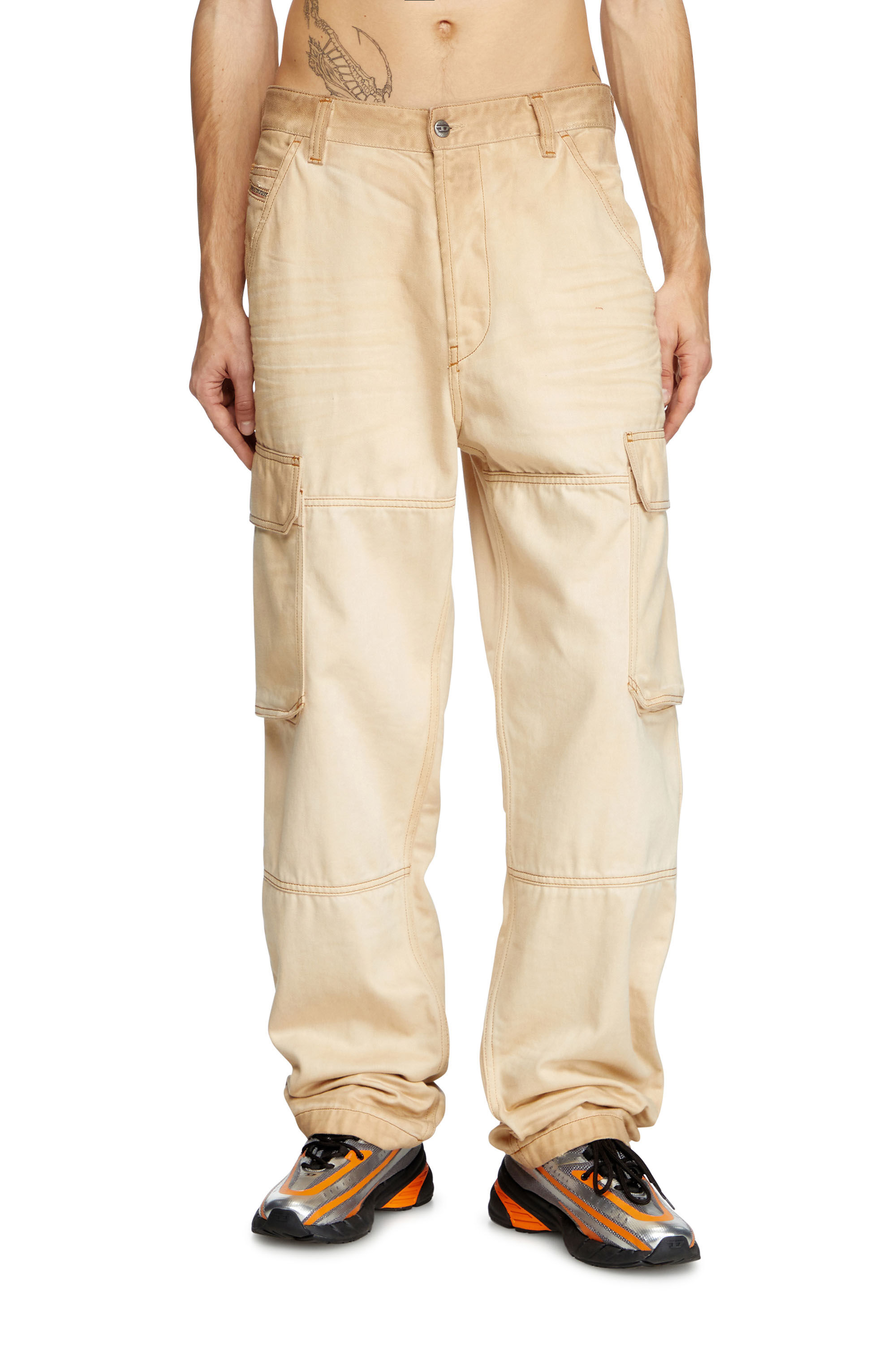 Diesel - Man's Regular Jeans D-Uty 09L26, Beige - 3