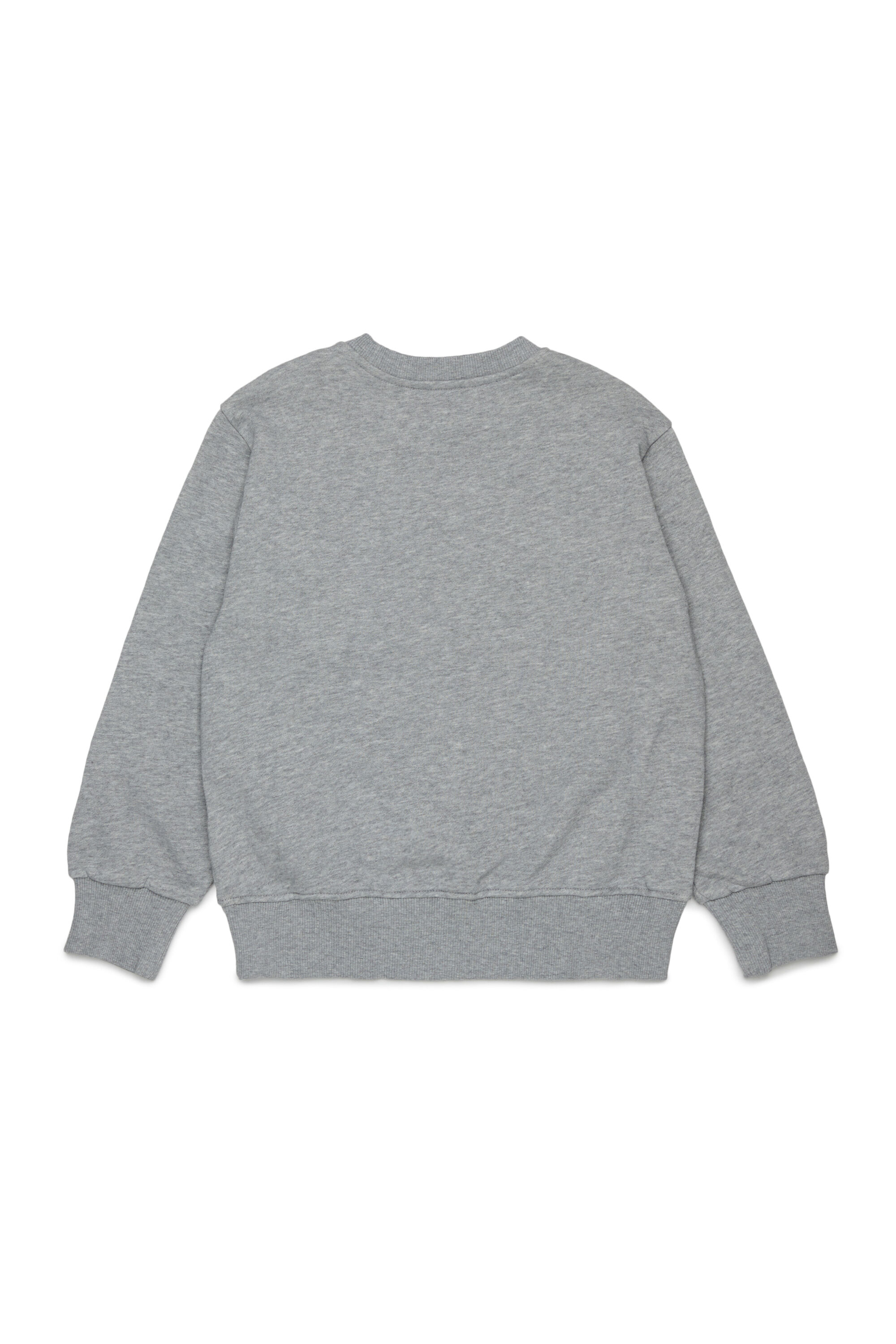 Diesel - SJEANS OVER, Sudadera con letras del logo deshilachadas Hombre in Gris - 2