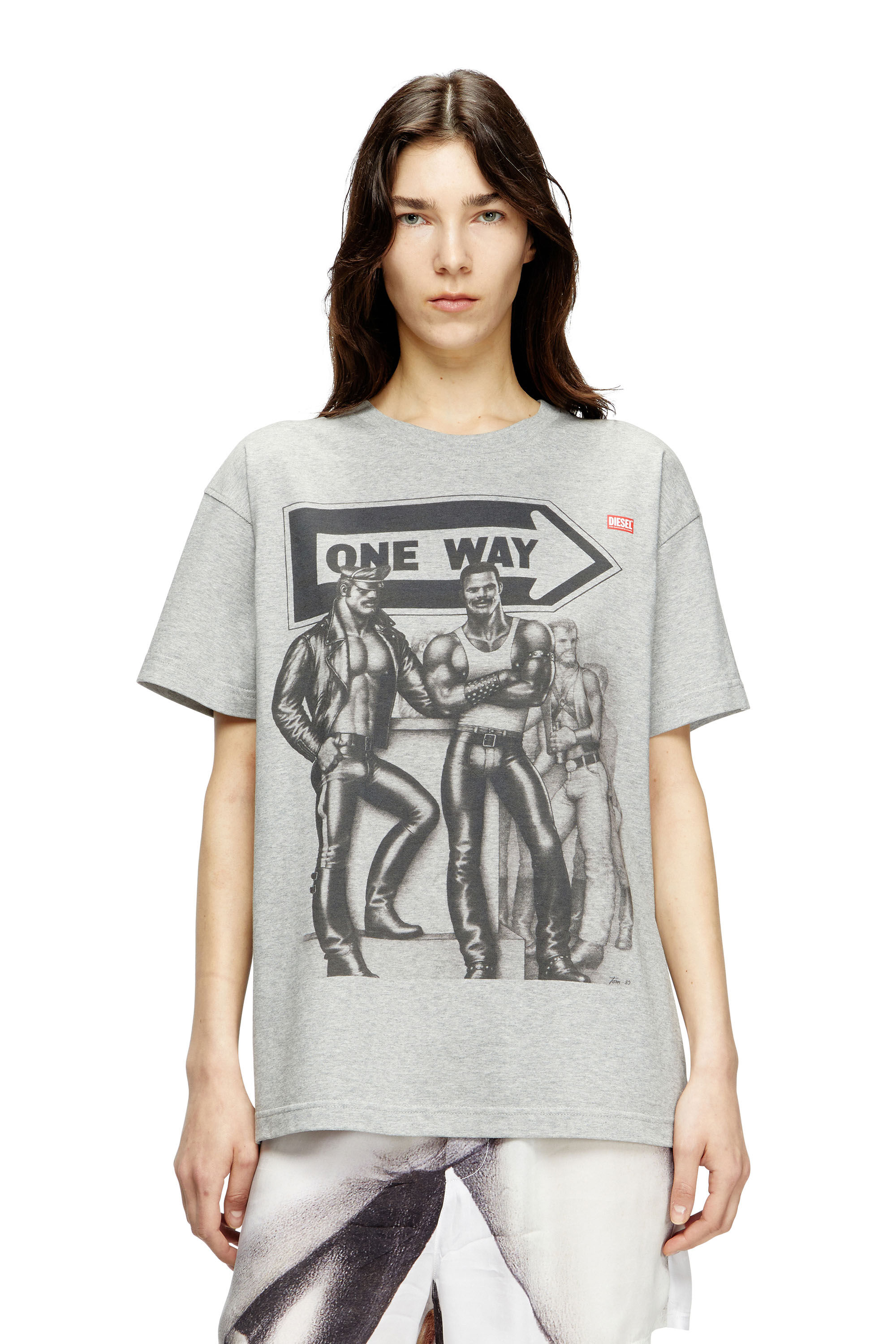 Diesel - PR-T-NORM-TOM25, Camiseta con estampado gráfico Unisex in Gris - 5