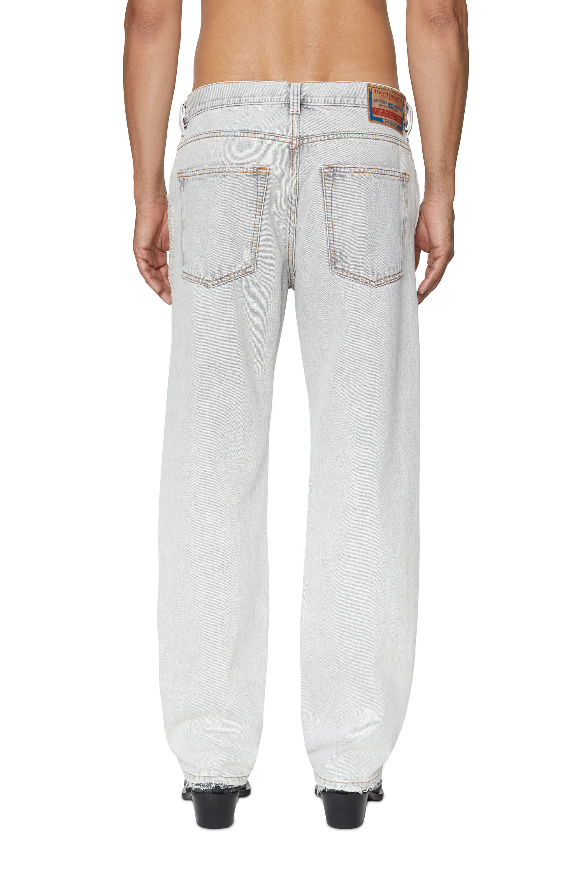 Diesel - 2010 D-Macs 007D9 Straight Jeans, Gris Claro - Image 4