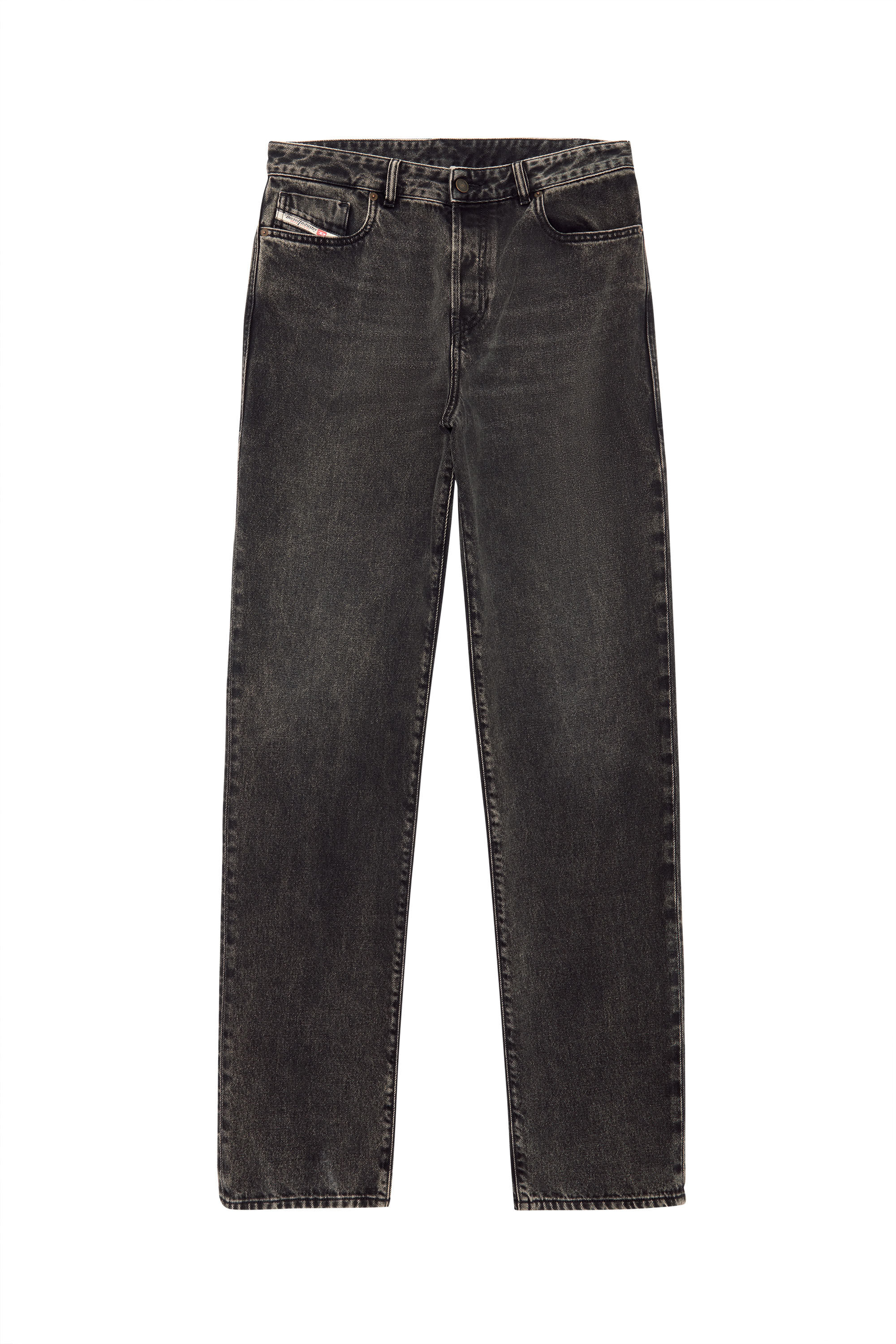 Diesel - 1955 09B87 Straight Jeans, Negro/Gris oscuro - Image 2
