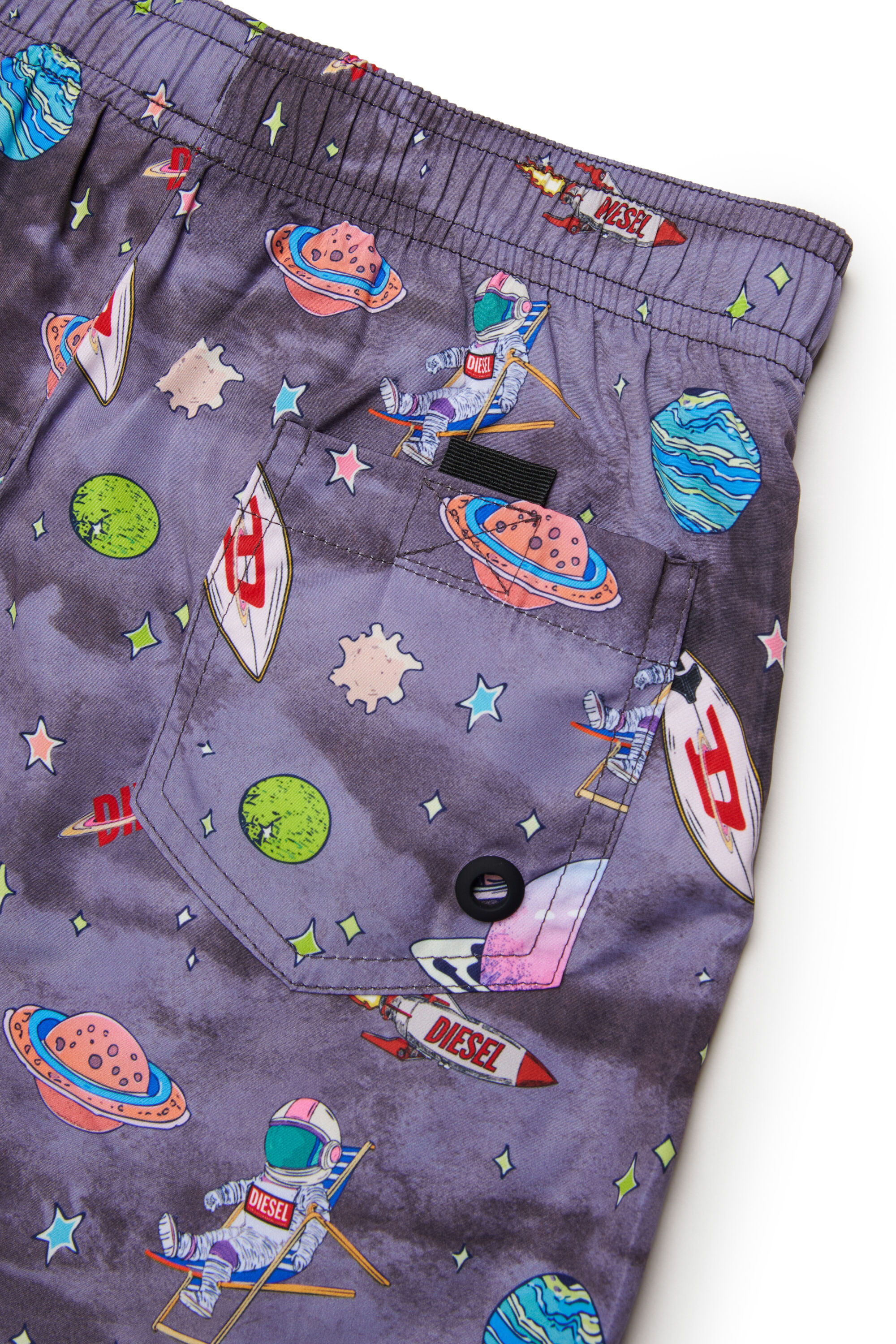 Diesel - MISPACE, Ba&ntilde;ador corto con estampado espacial integral Hombre in Multicolor - 4