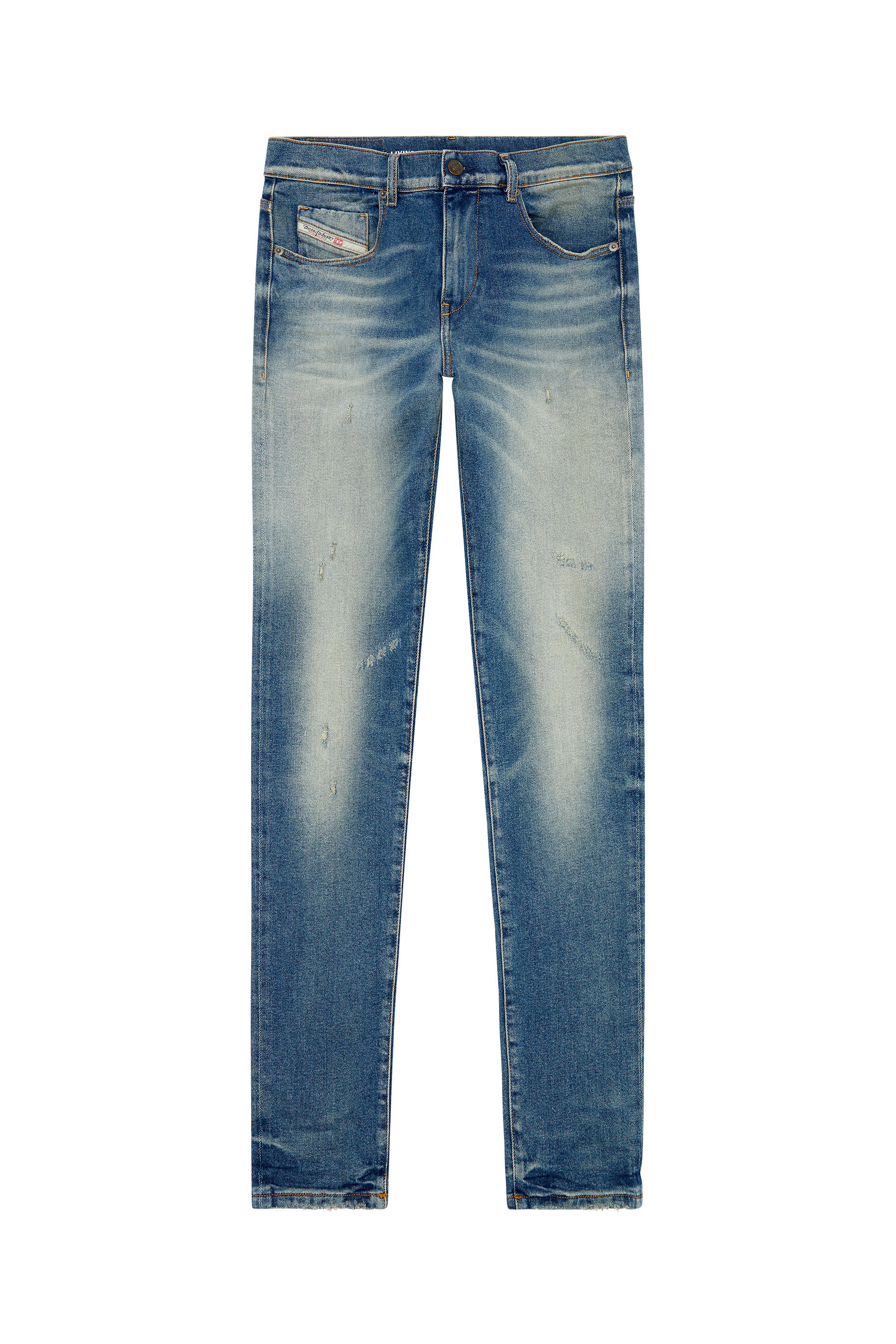 Diesel - Slim Jeans 2019 D-Strukt 09H55, Azul Claro - Image 2