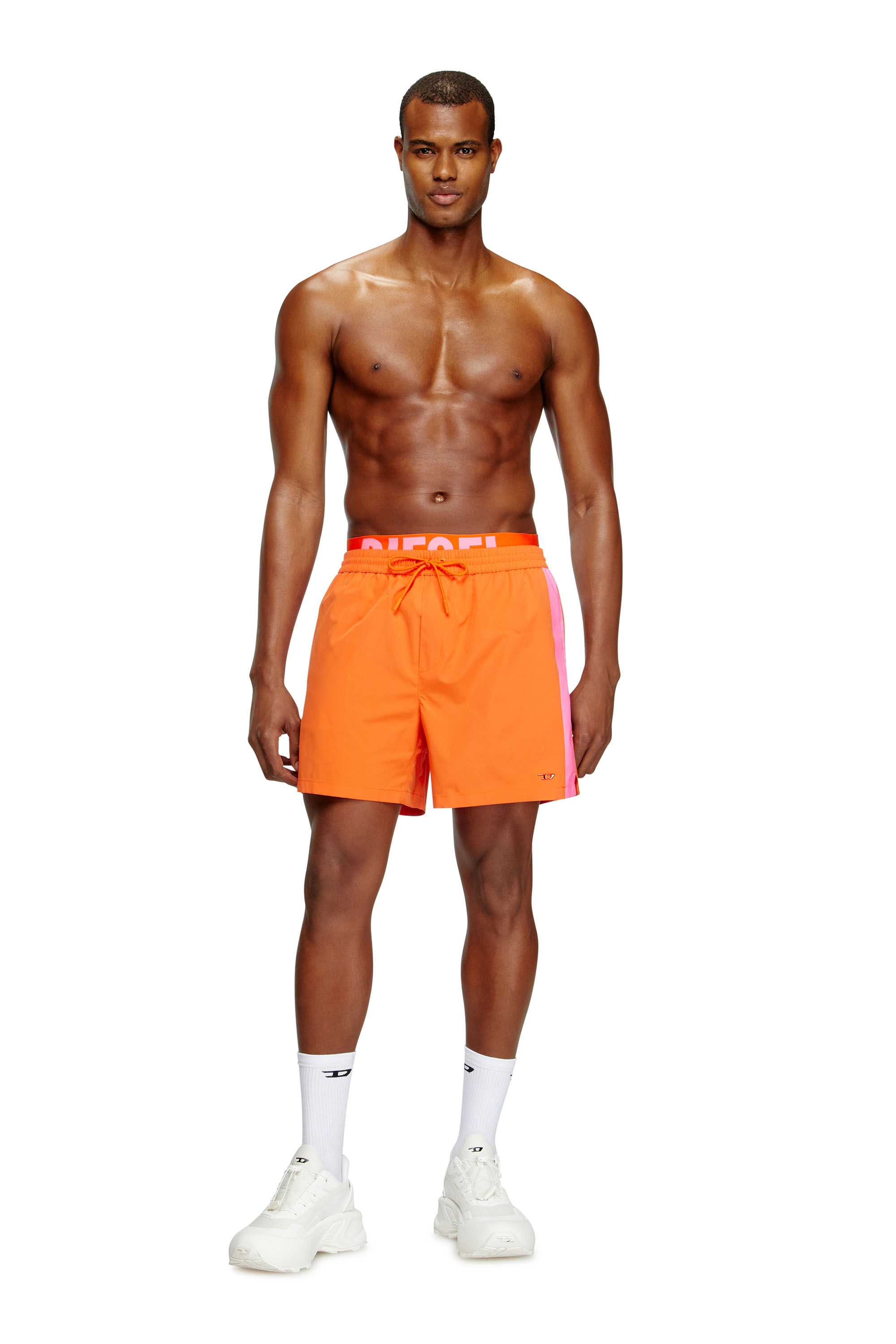 Diesel - VISPER-41-D-POP, Bañadores de longitud media con cintura híbrida Hombre in Multicolor - 2