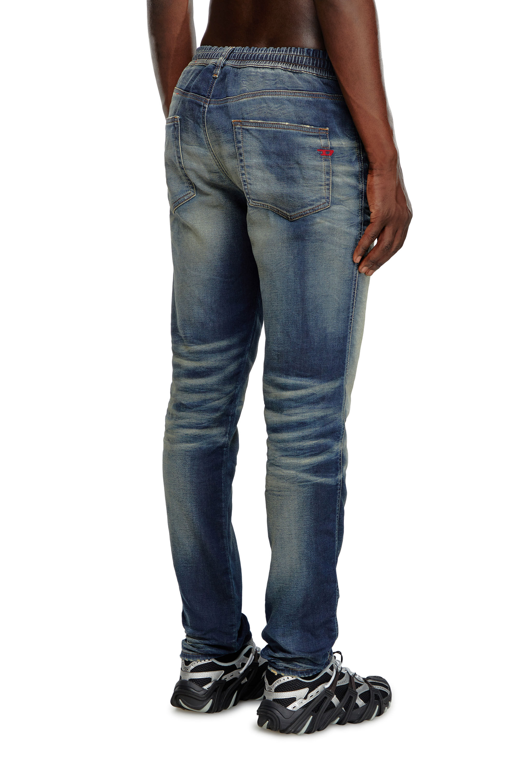 Diesel - Hombre Slim 2060 D-Strukt Joggjeans® 068MH, Azul Oscuro - Image 4