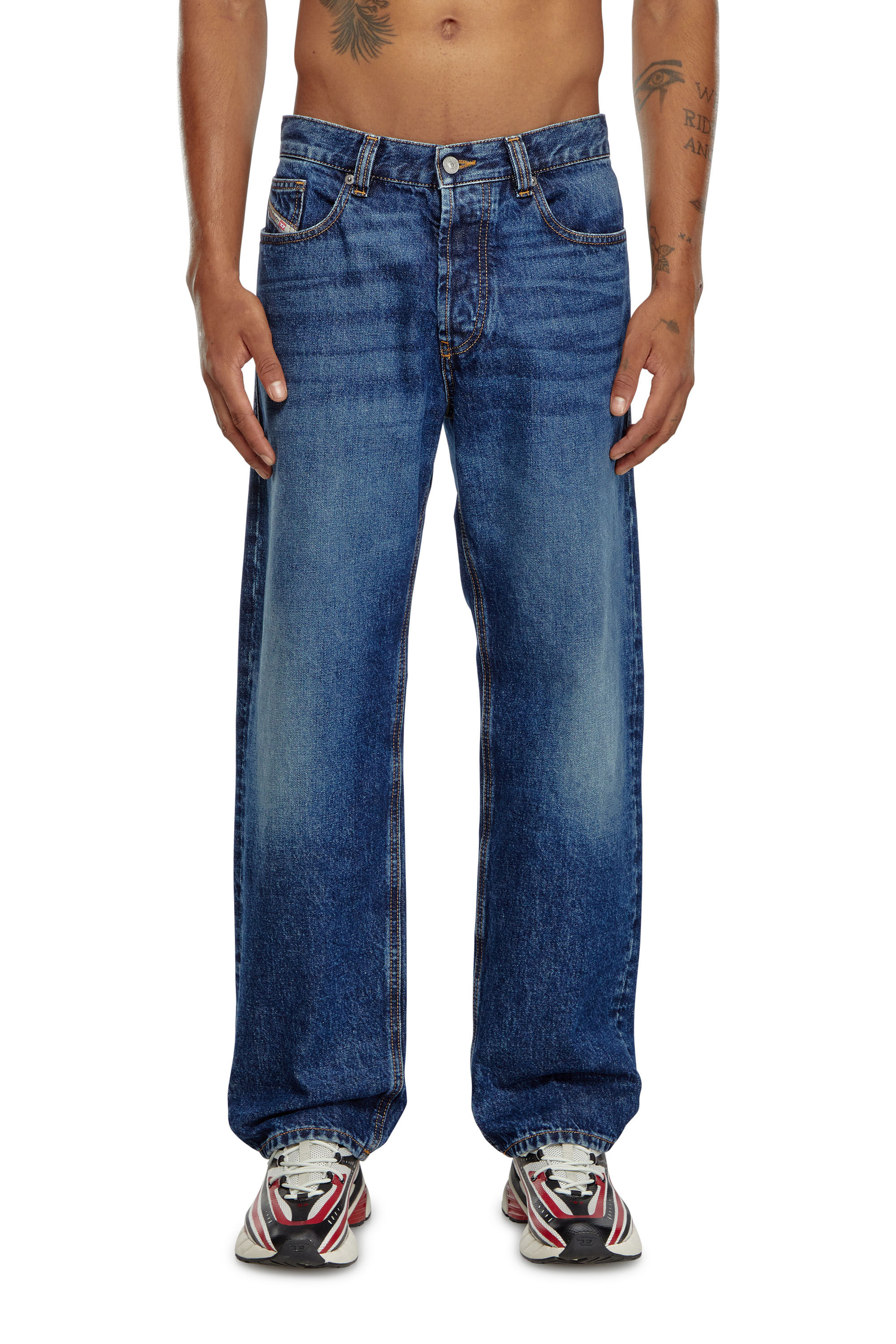 Diesel - Regular Jeans 2024 D-Macs 09I27 Hombre, Azul Oscuro - 3