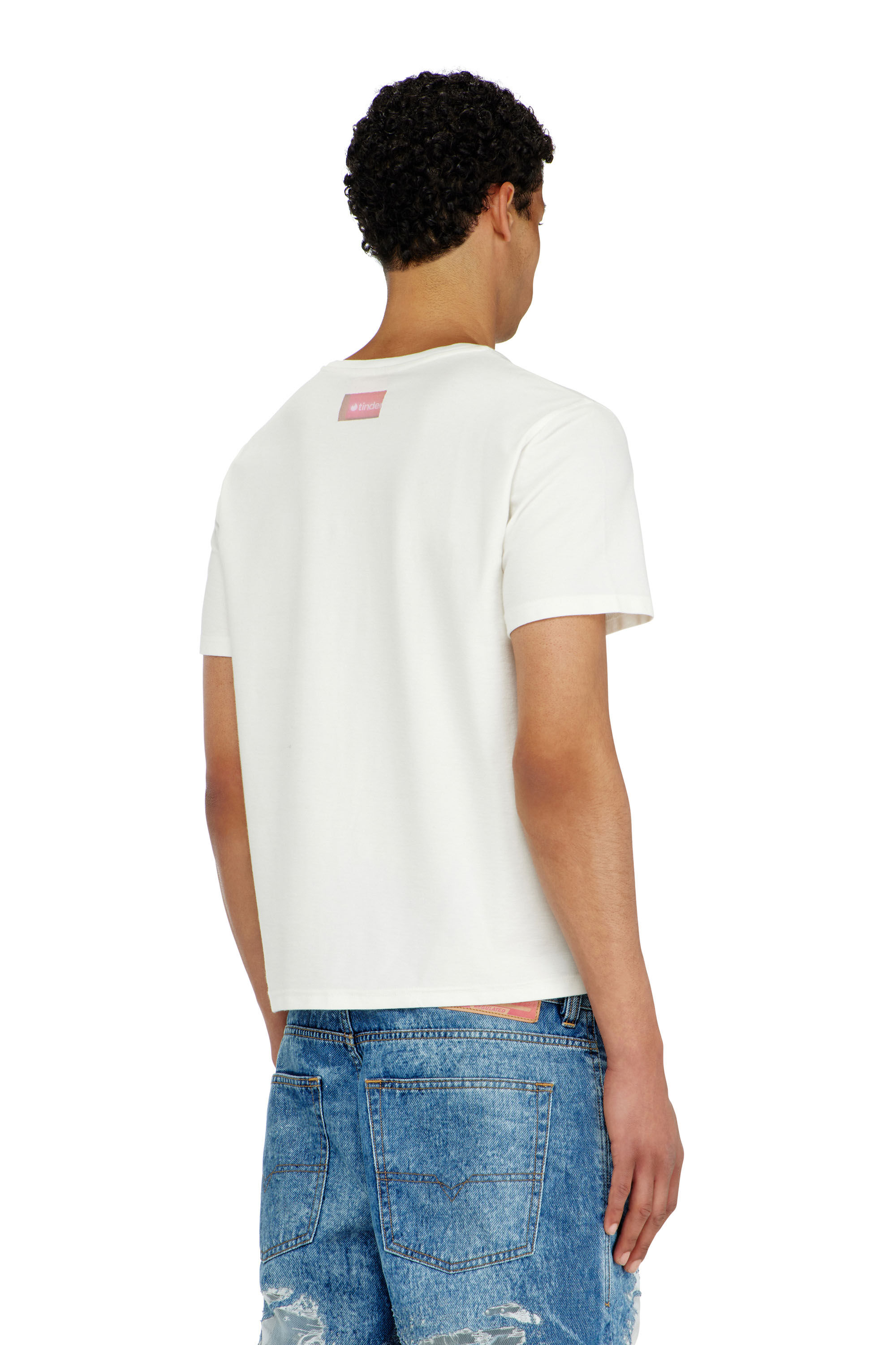 Diesel - PR-T-NOTS-CHI-R, Camiseta con logo For Successful Loving Unisex in Blanco - 4