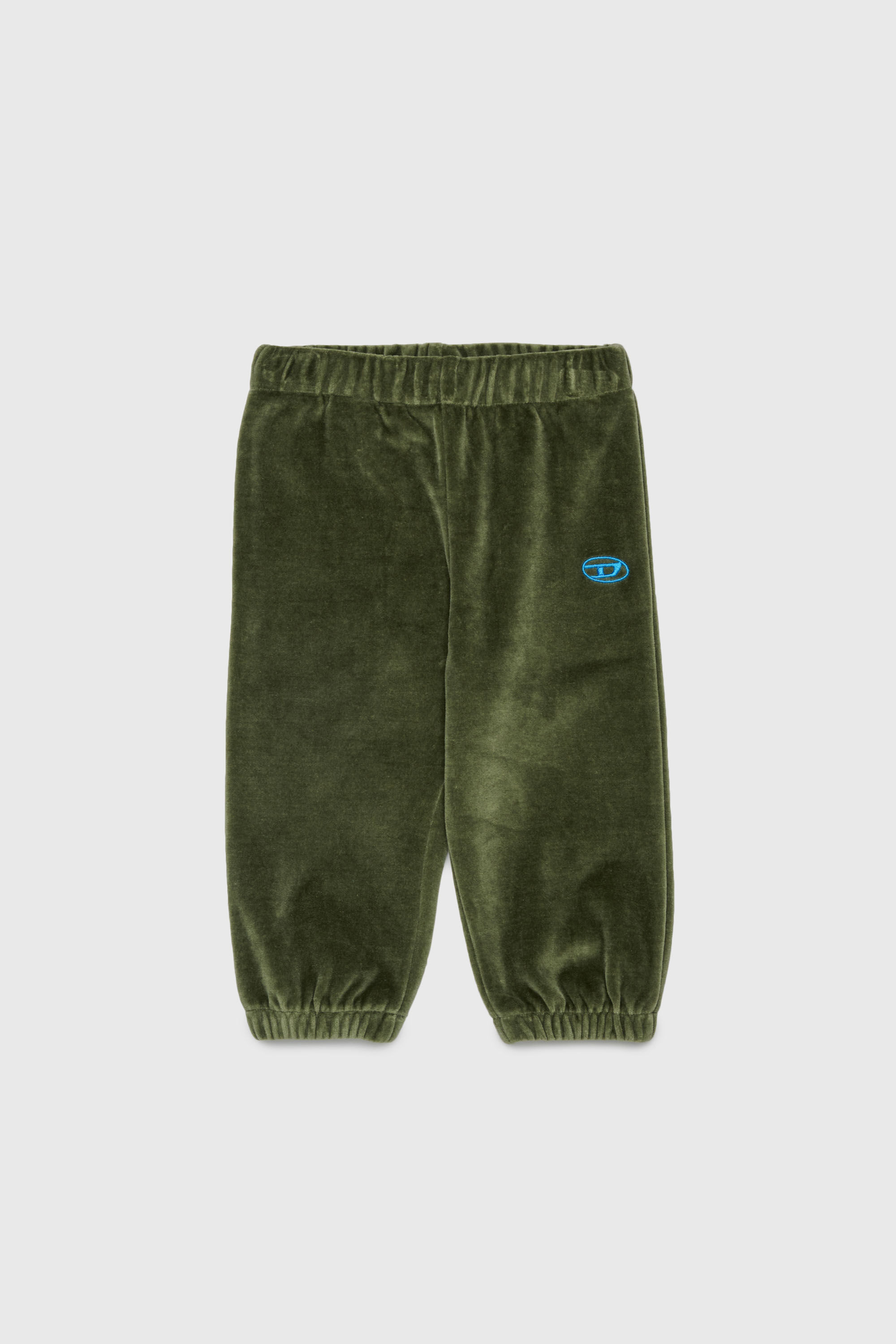 Diesel - PHENIB, Pantal&oacute;n de felpa con bordado Oval D Hombre in Verde - 1