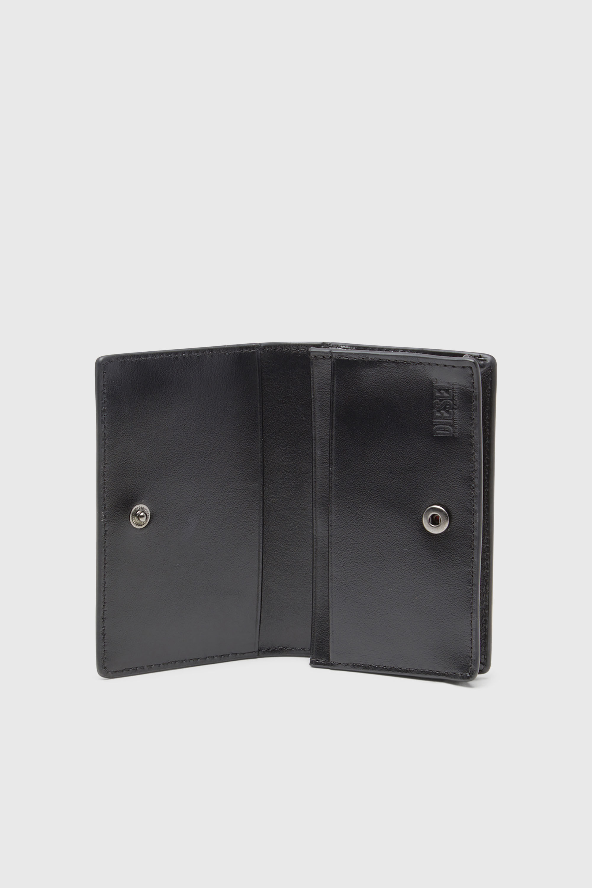 Diesel - HOLI-D CARD HOLDER IV, Tarjetero compacto de cuero Hombre in Negro - 3