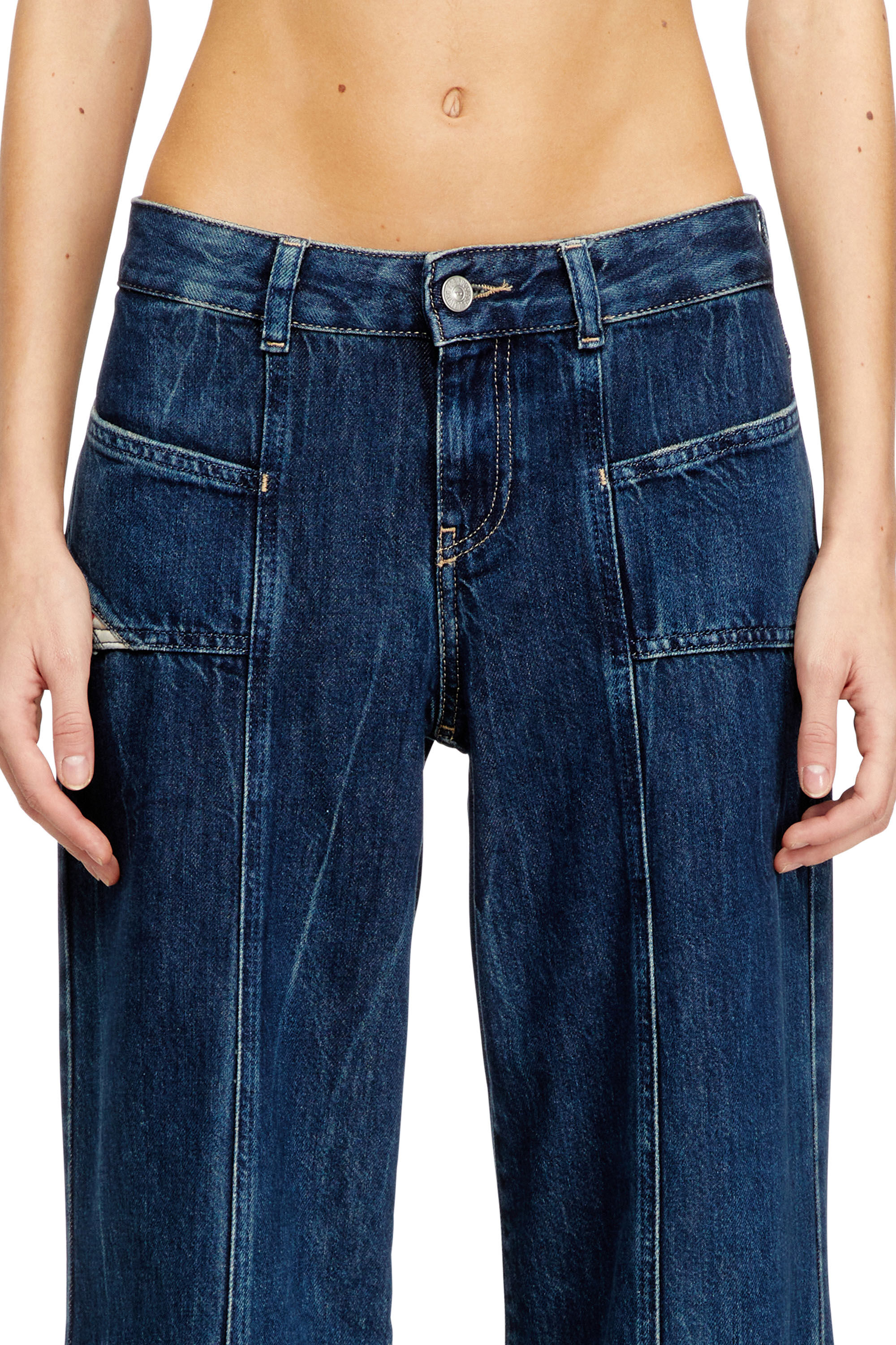 Diesel - Flare Jeans D-Akii 09N61 Mujer, Azul medio - 5