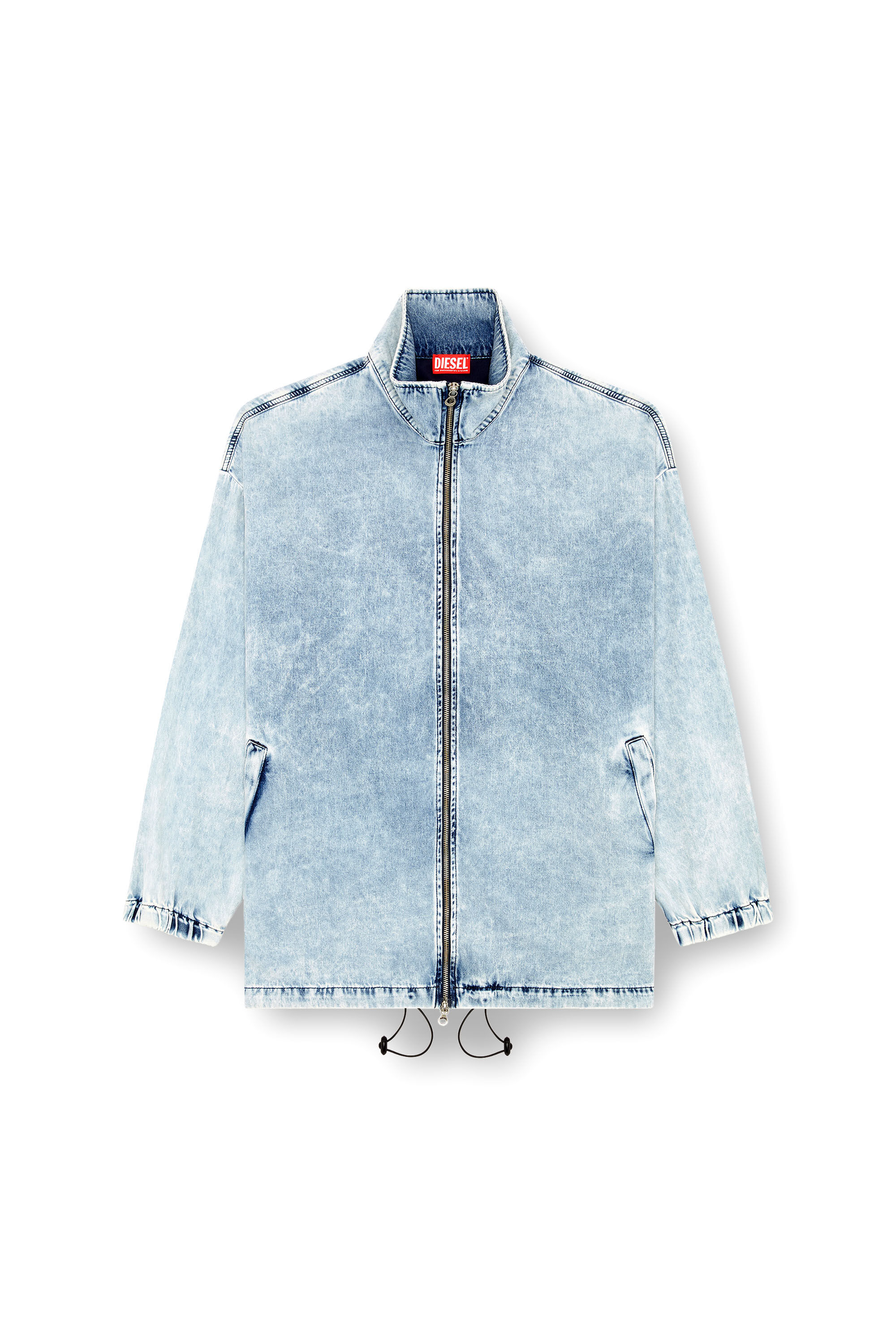 Diesel - D-KRAP-S1, Chaqueta de denim con Oval D Hombre in Azul marino - 2