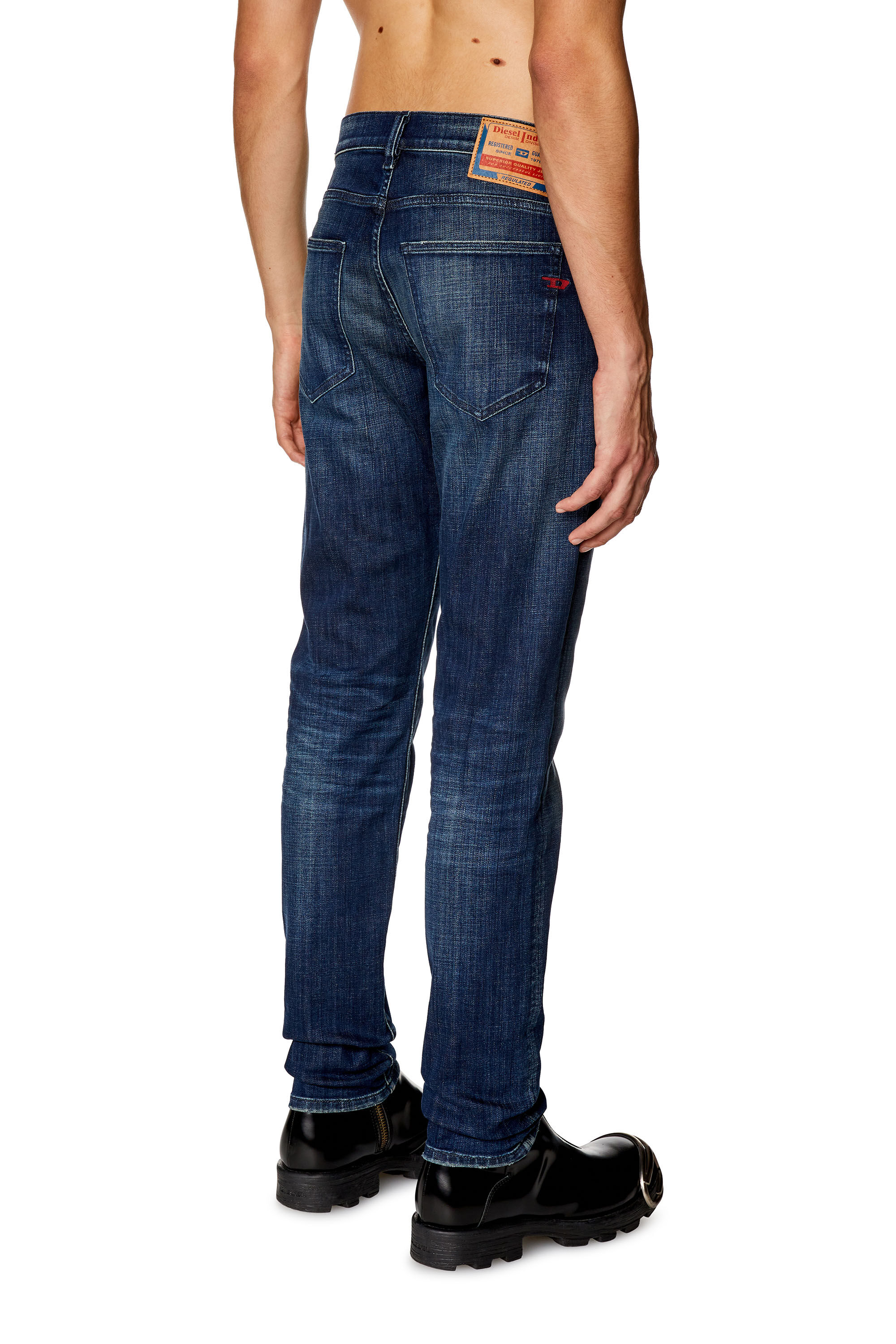 Diesel - Slim Jeans 2019 D-Strukt 09H35, Azul Oscuro - Image 4